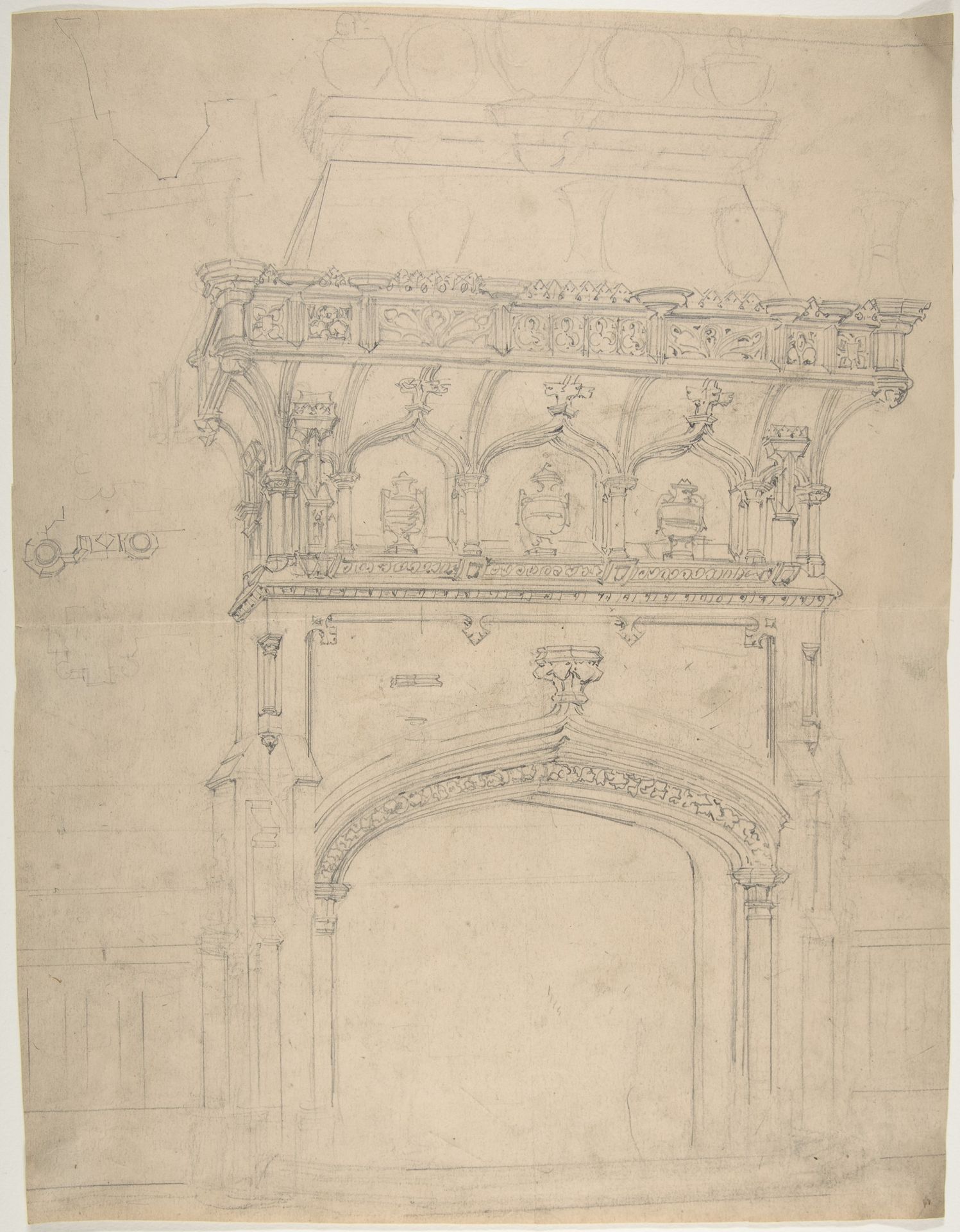 Medieval Chimneypiece Design - Anonymous | Artera