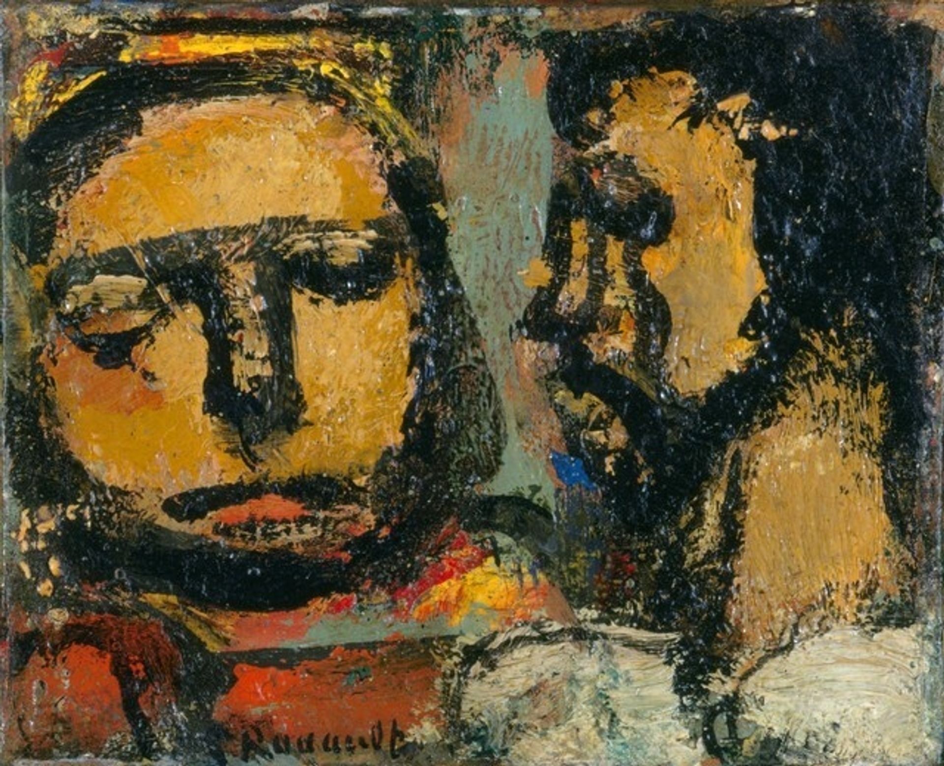 Christ and the Doctor by Georges Rouault