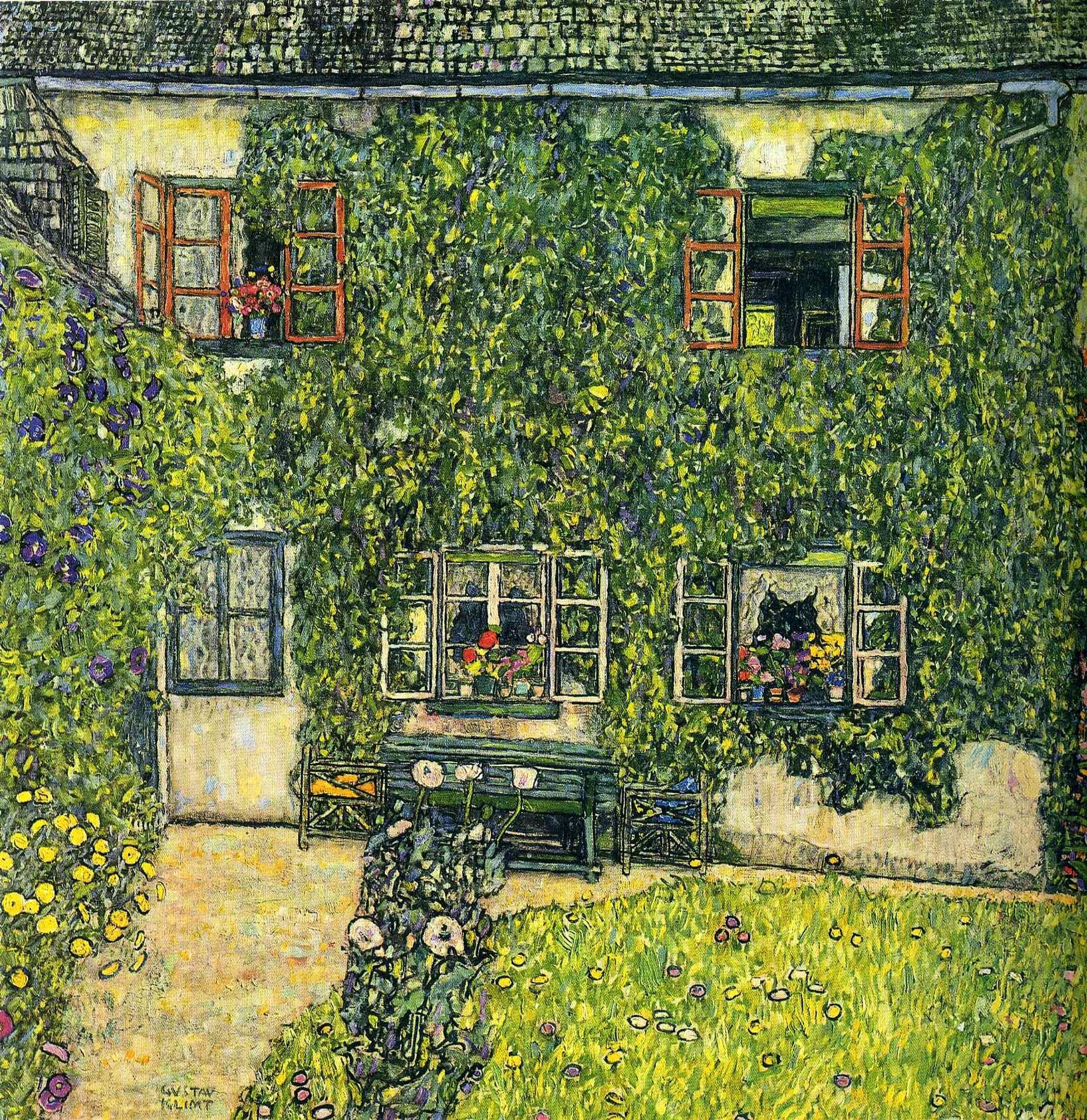The House of Guardaboschi by Gustav Klimt