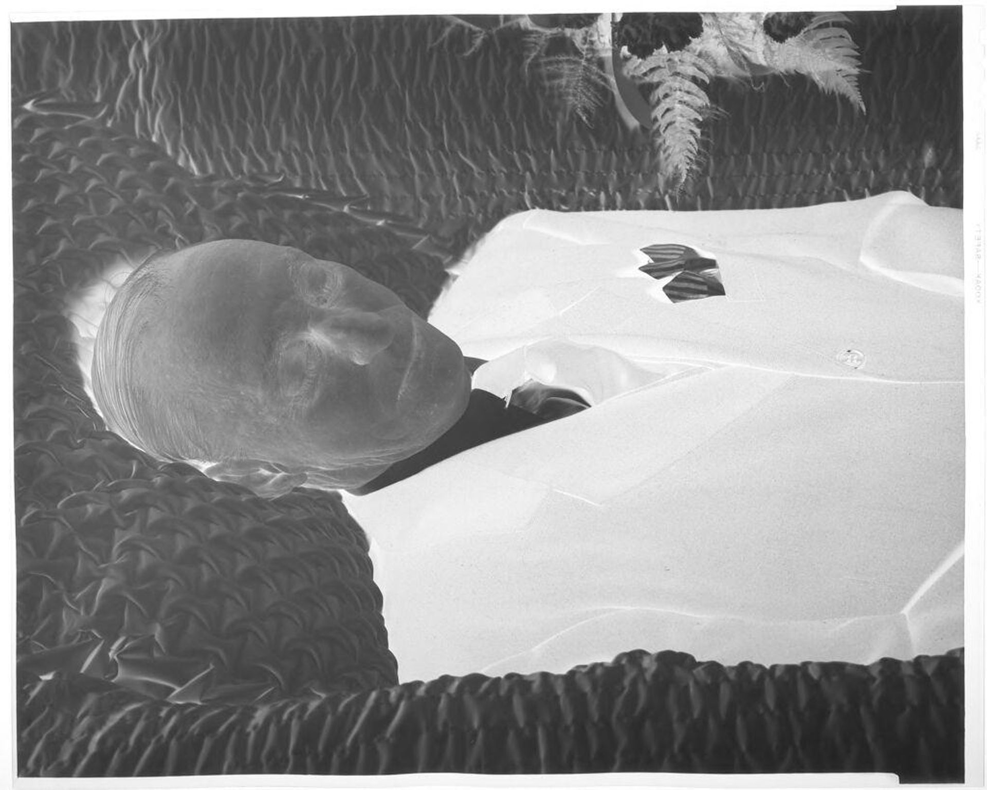 Untitled (portrait of a deceased man) by John Deusing