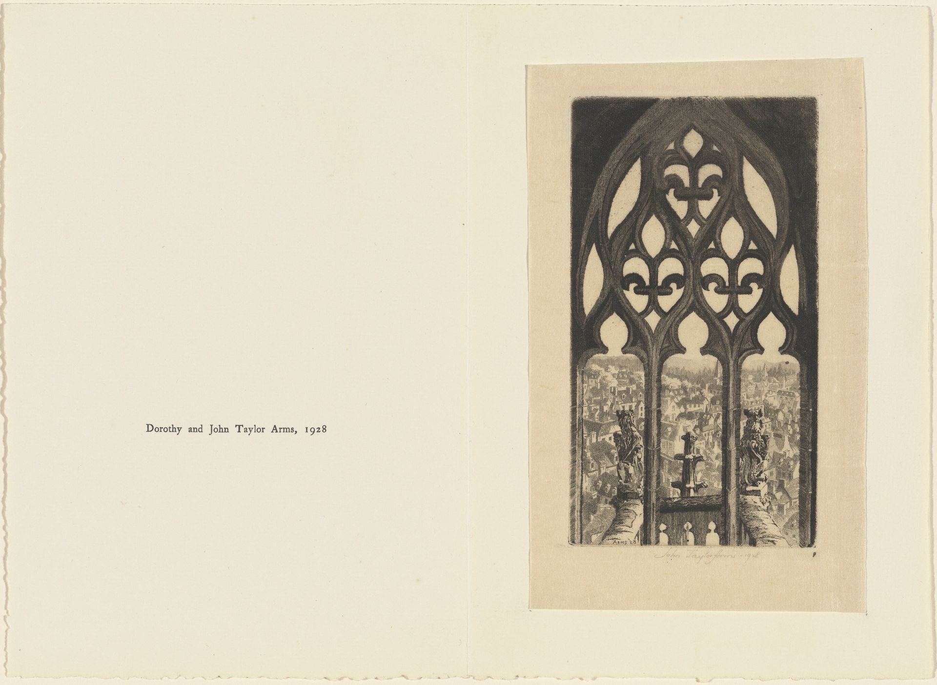 From the Tower, Bayeux by John Taylor Arms