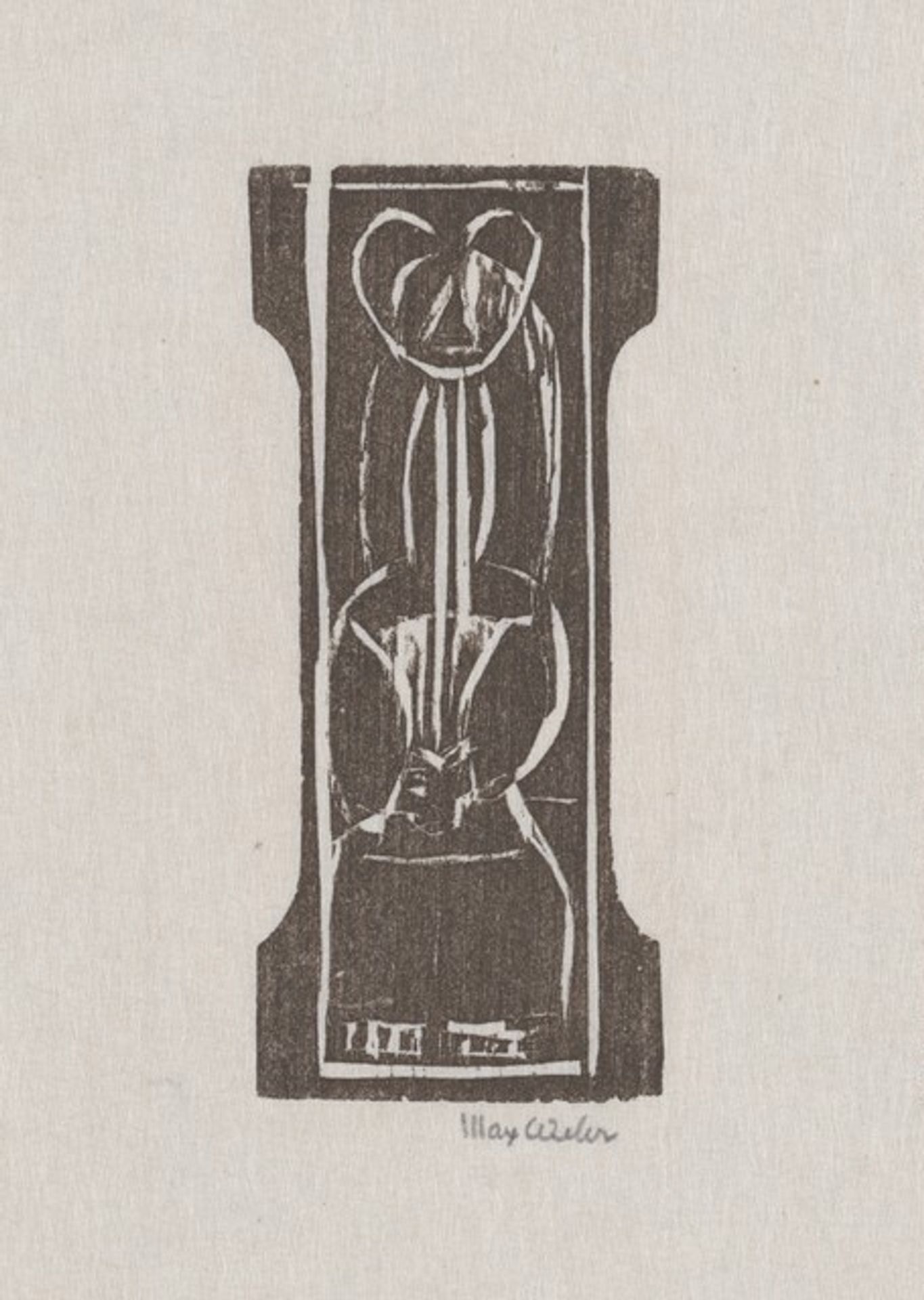 Seated Figure by Max Weber