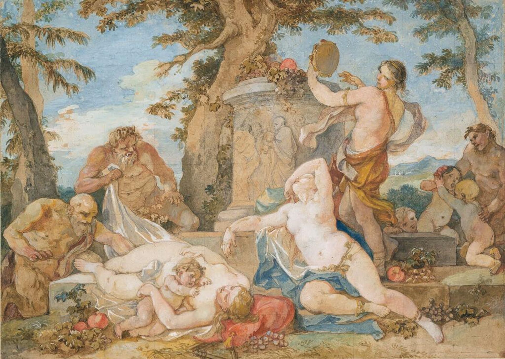Bacchanal by Charles-Joseph Natoire
