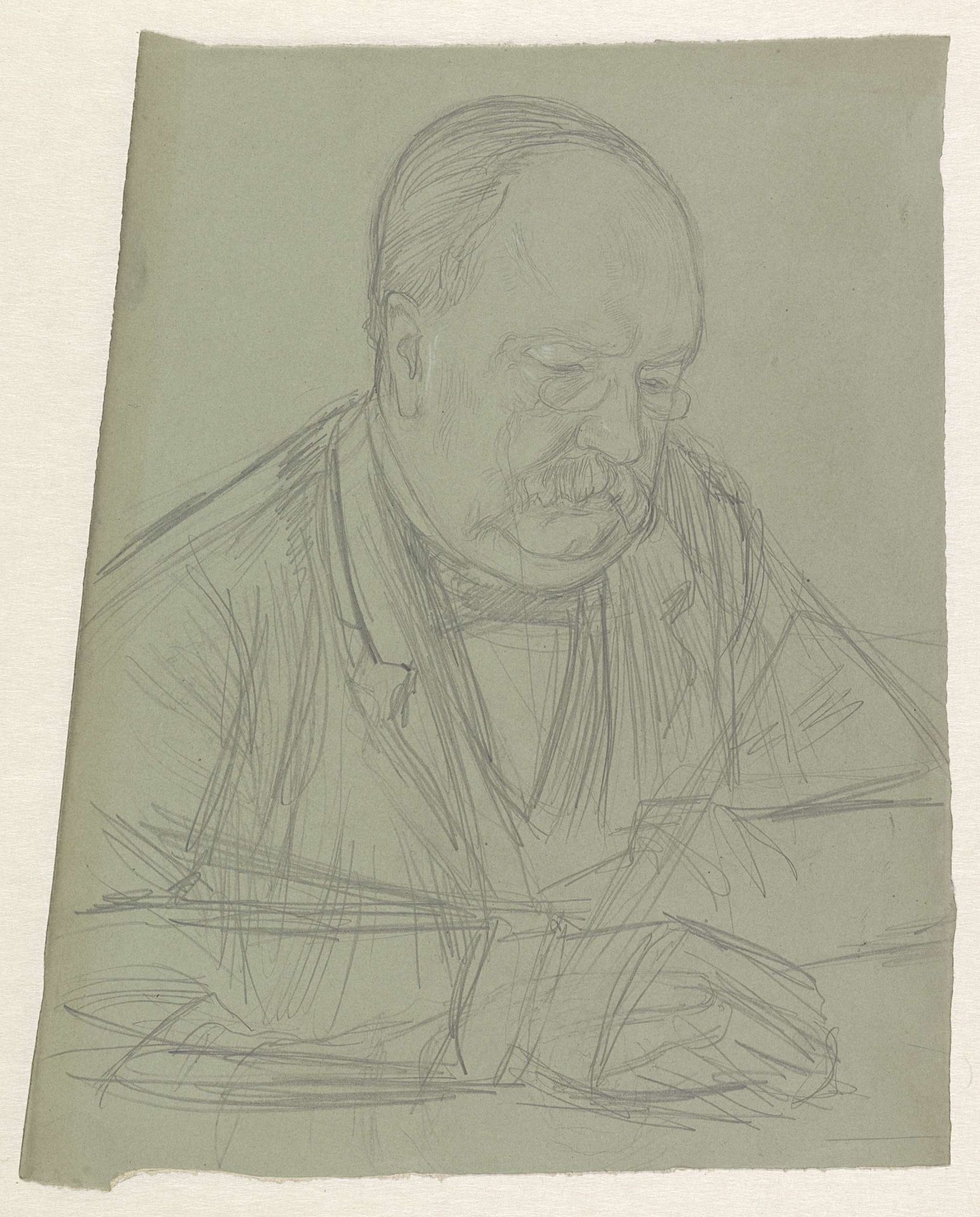 Portret van Tak van Poortvliet by Jan Veth