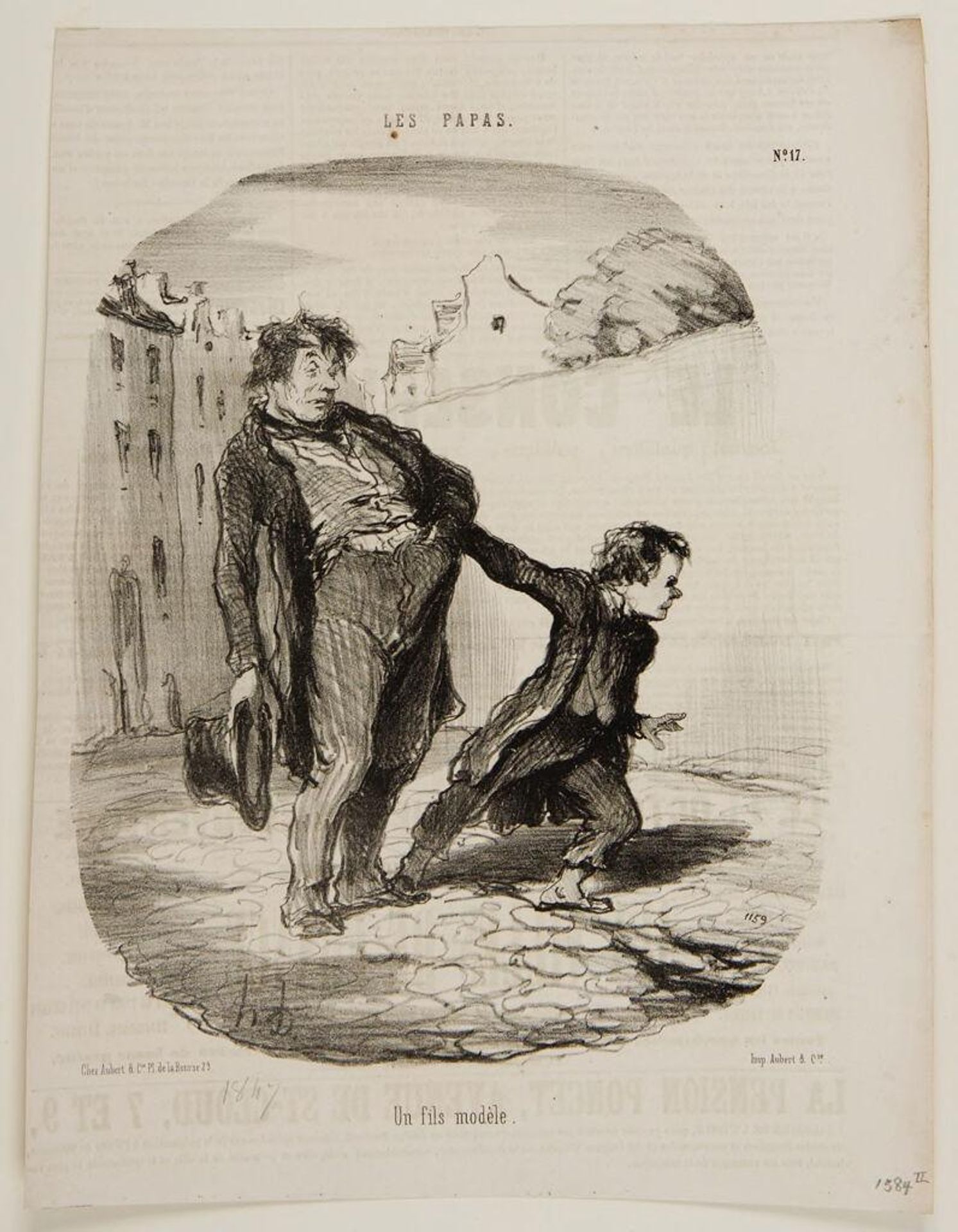 A Model Son by Honoré Daumier