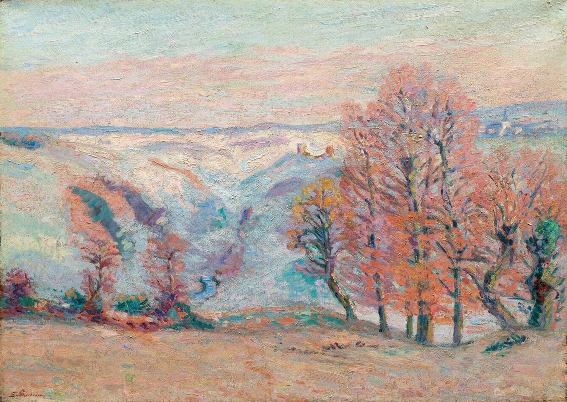 Gelée blanche à Crozant by Armand Guillaumin