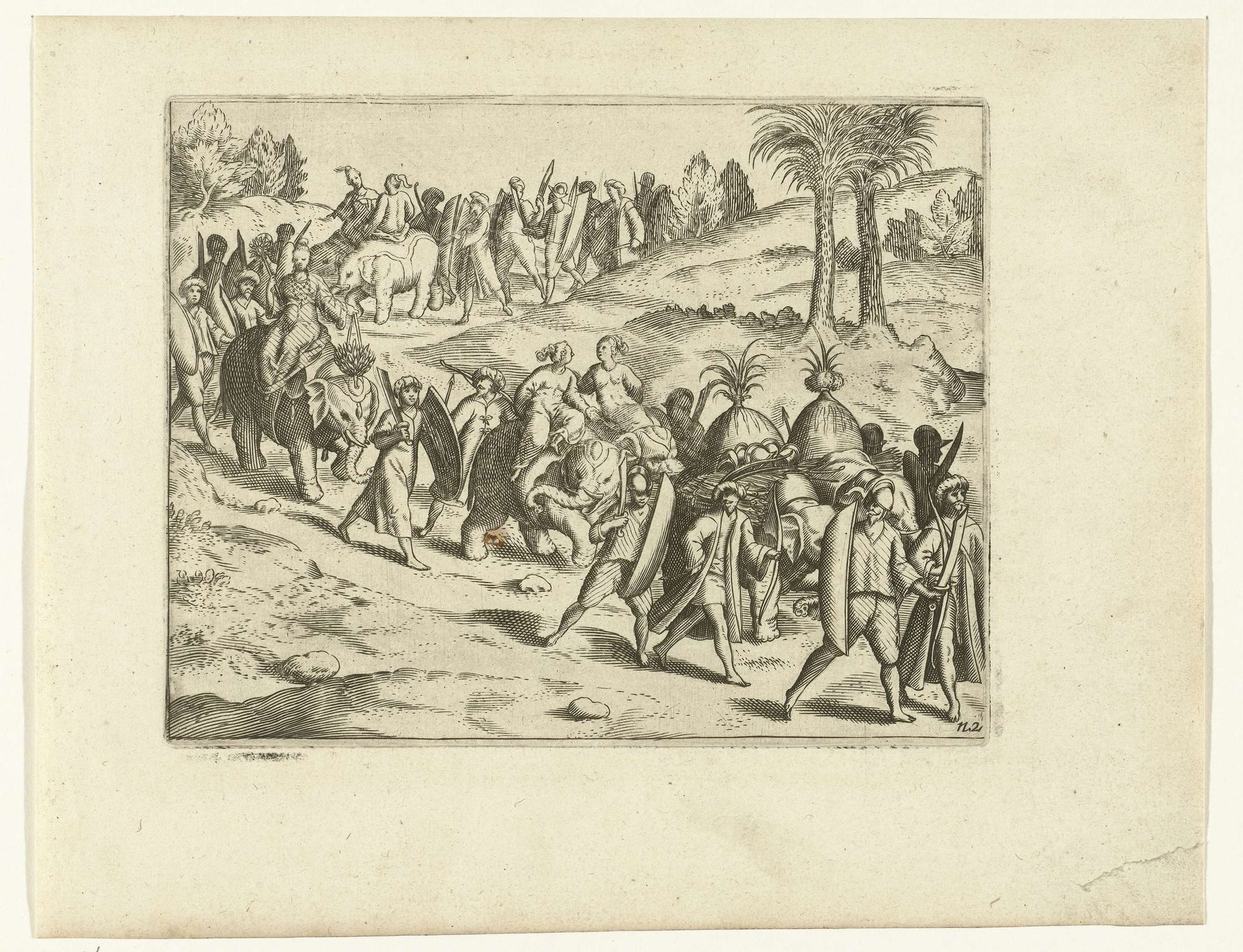 Optocht van de koningin van Pattani, 1602 by Anonymous