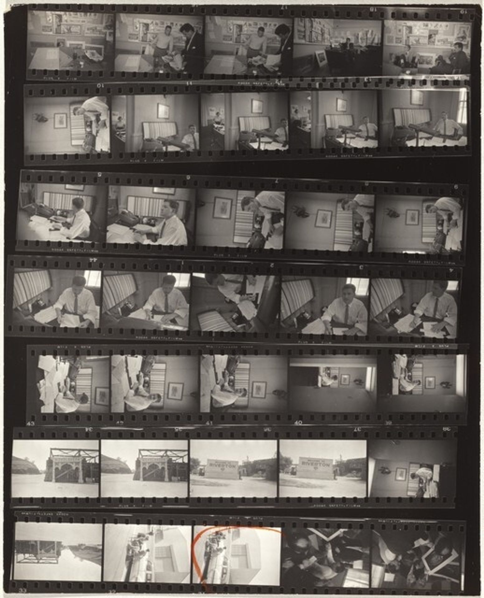 Guggenheim 520--Metro-Goldwyn-Mayer studio, Universal City, California by Robert Frank