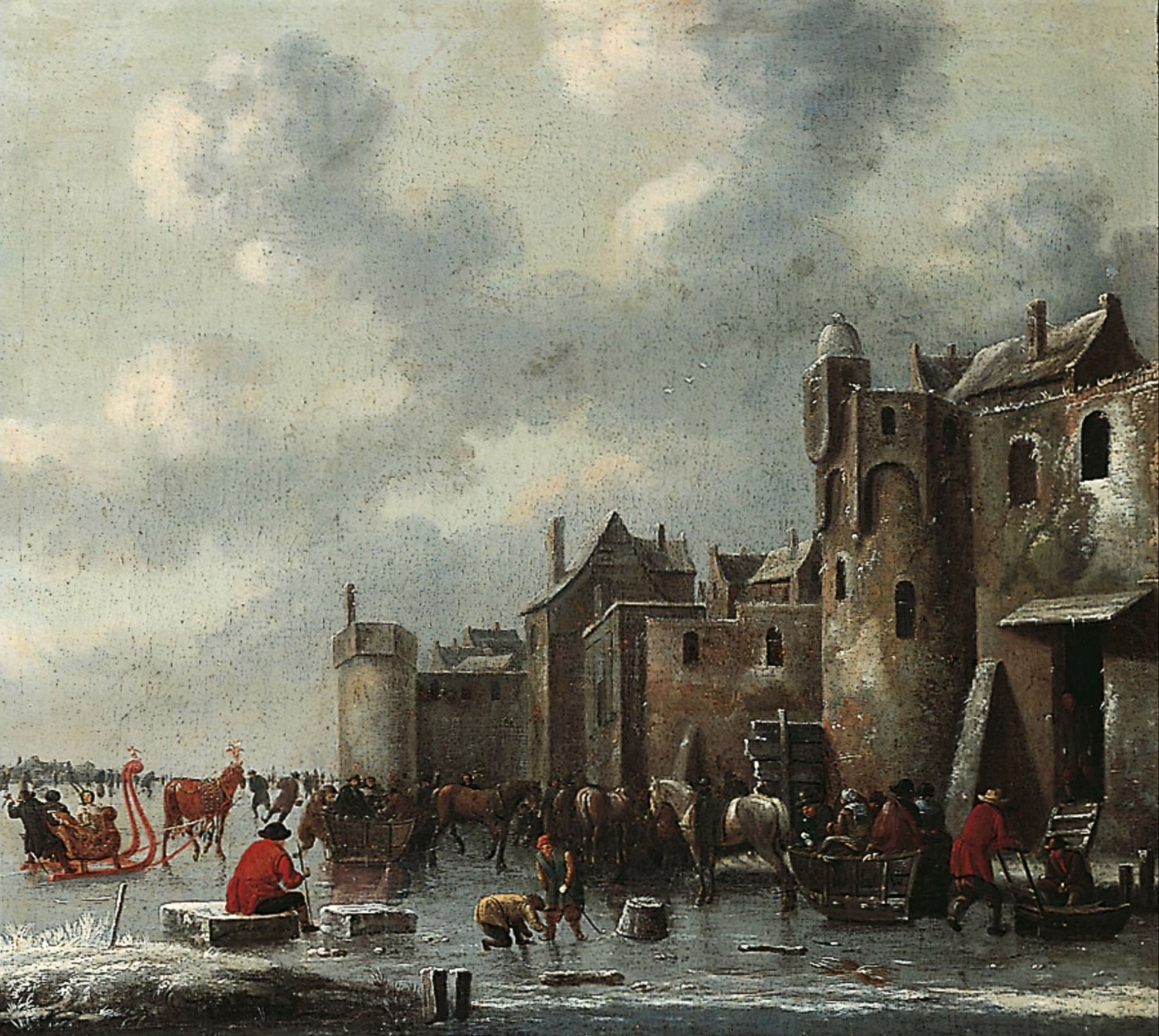 Westphalian landscape by Andreas Achenbach