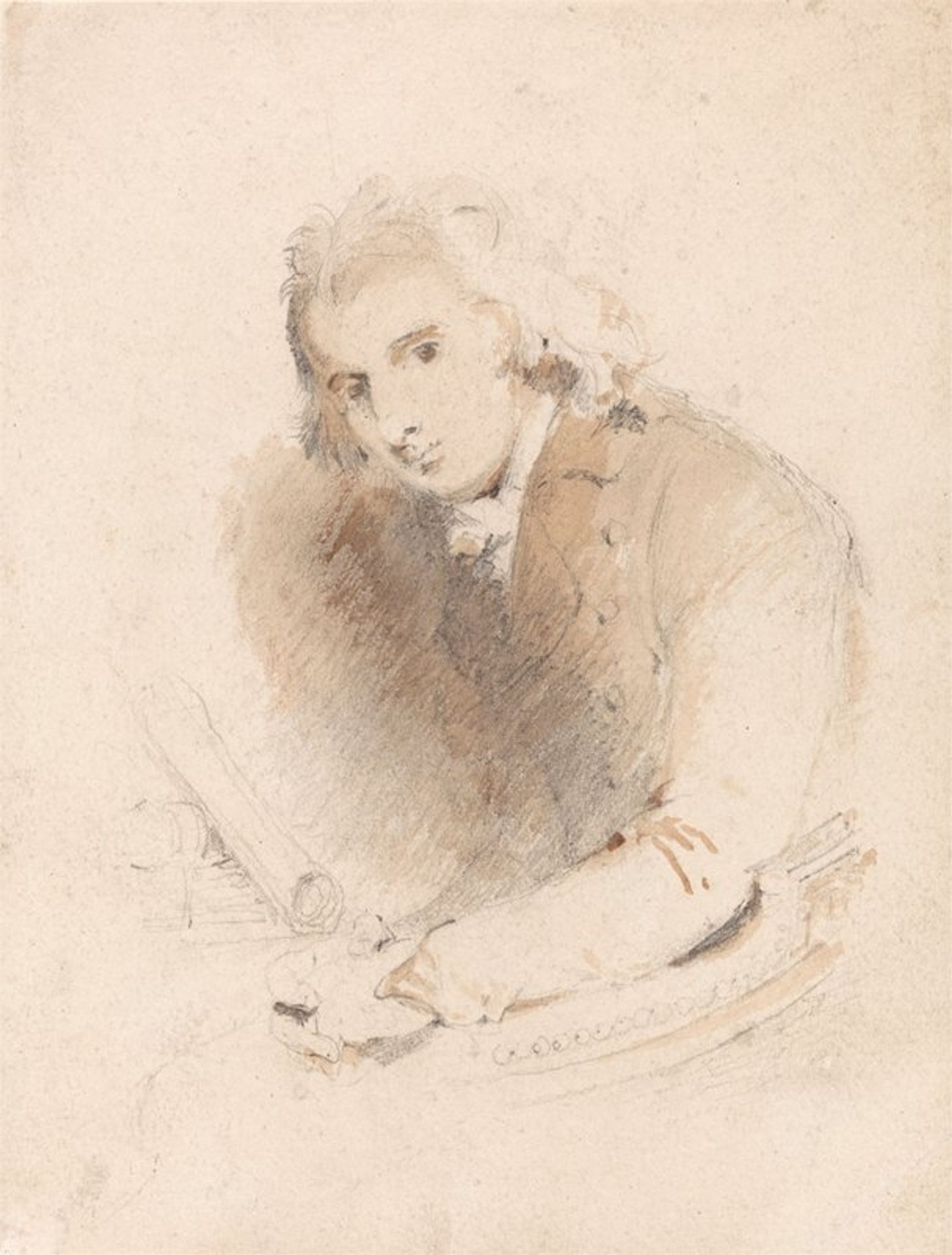 Portrait of a Scholar by John Sell Cotman
