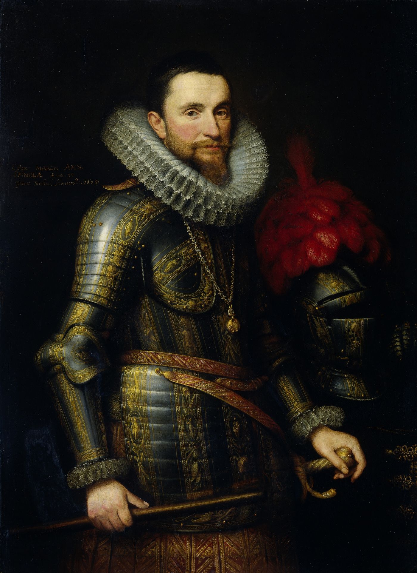 Portrait of Ambrogio Spinola by Michiel Jansz. van Mierevelt