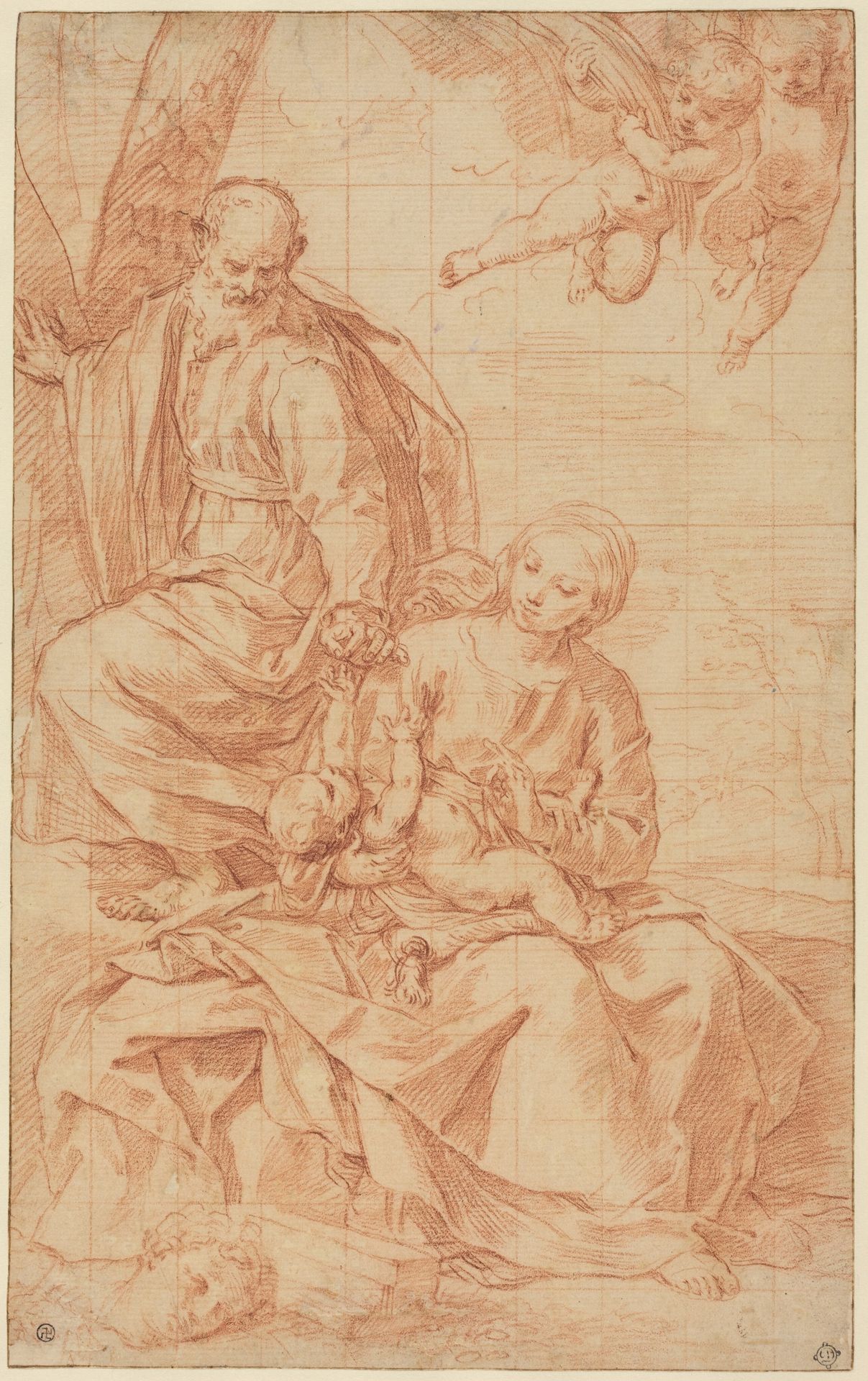 The Rest on the Flight into Egypt, or The Miracle of the Palm Tree by Simone Cantarini
