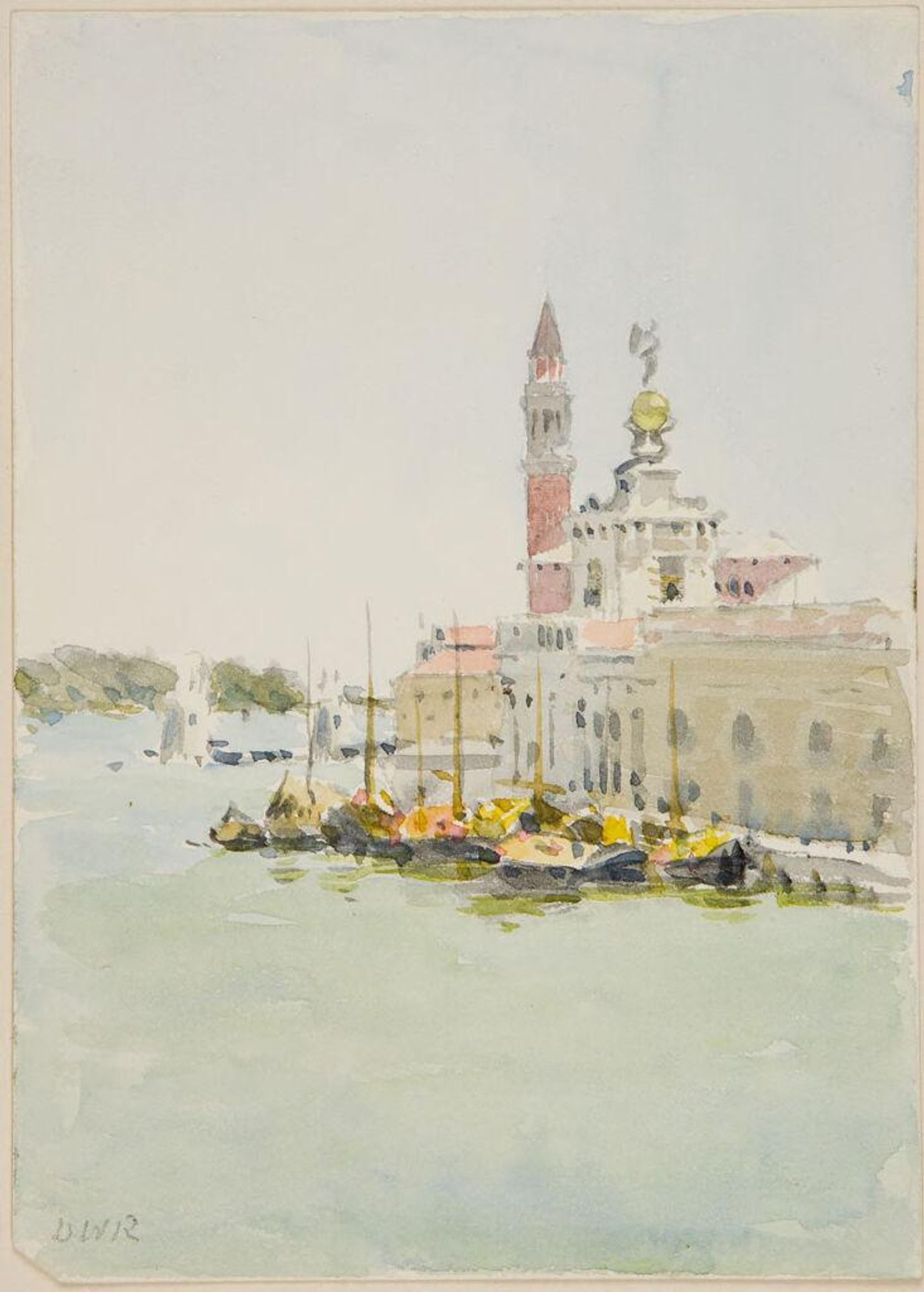 Canal with Buildings by Denman Waldo Ross
