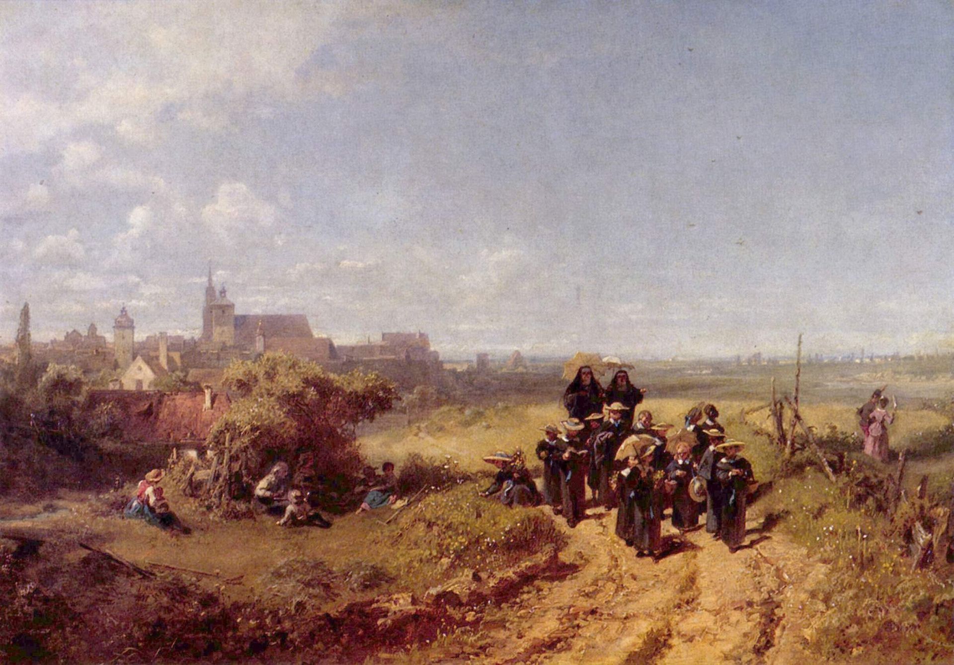 Walk With the Institute by Carl Spitzweg