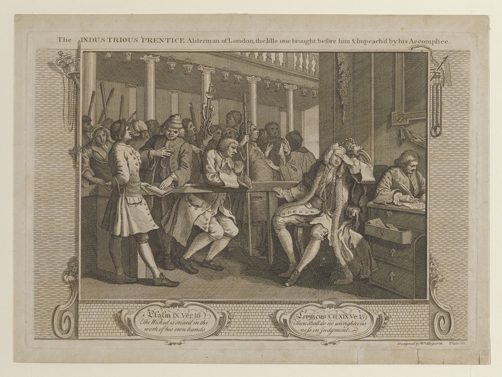 The Industrious Prentice by William Hogarth