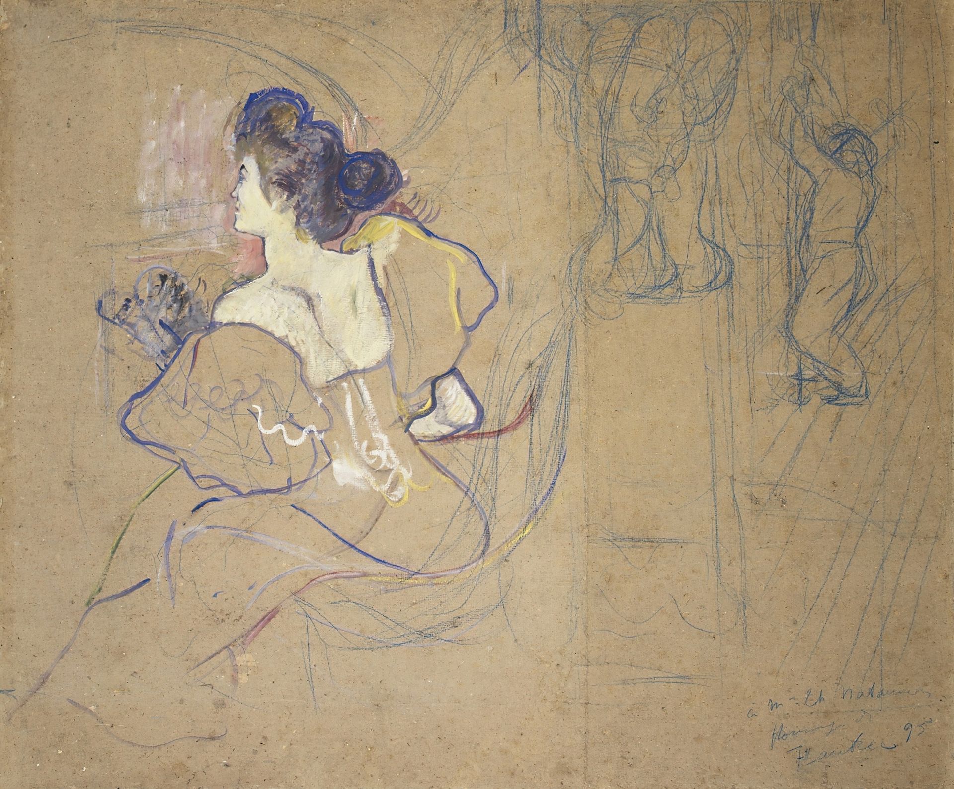 Madame Thadée Natanson by Henri de Toulouse-Lautrec