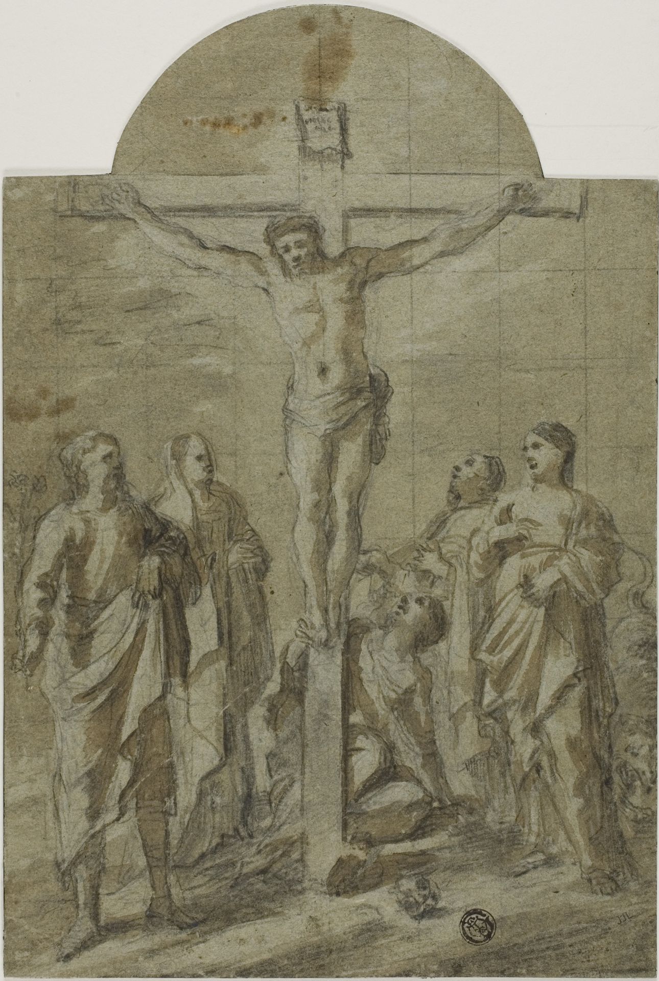 Crucifixion with Saints by Anonymous