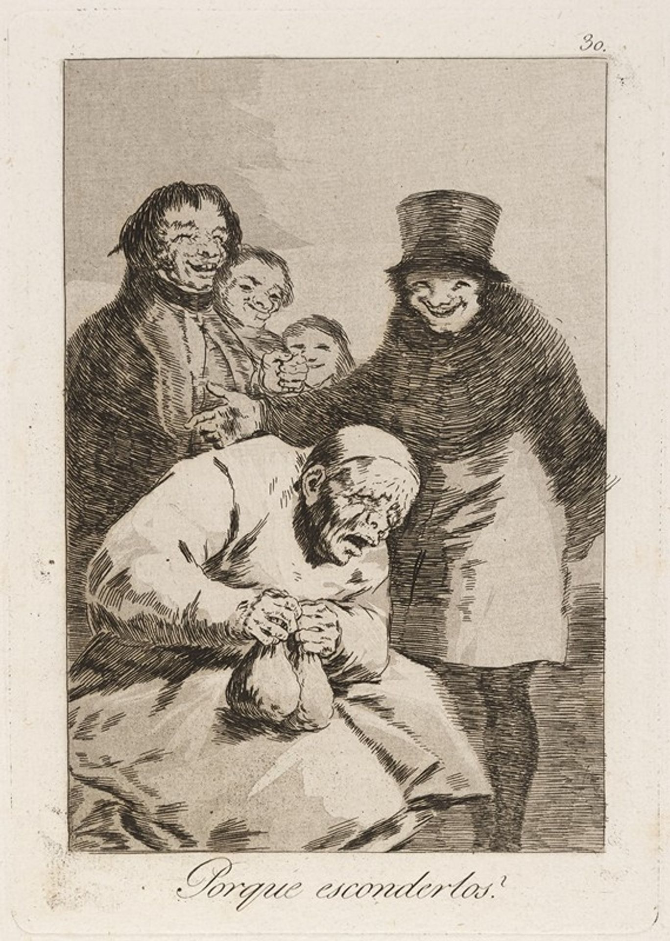 Porque esconderlos by Francisco de Goya