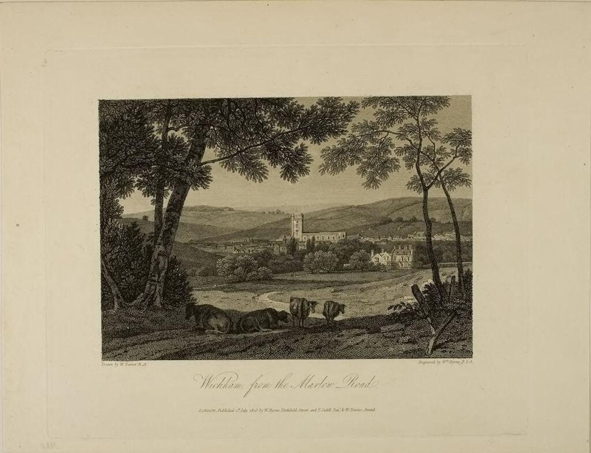 Wickham from the Marlow Road by William Byrne