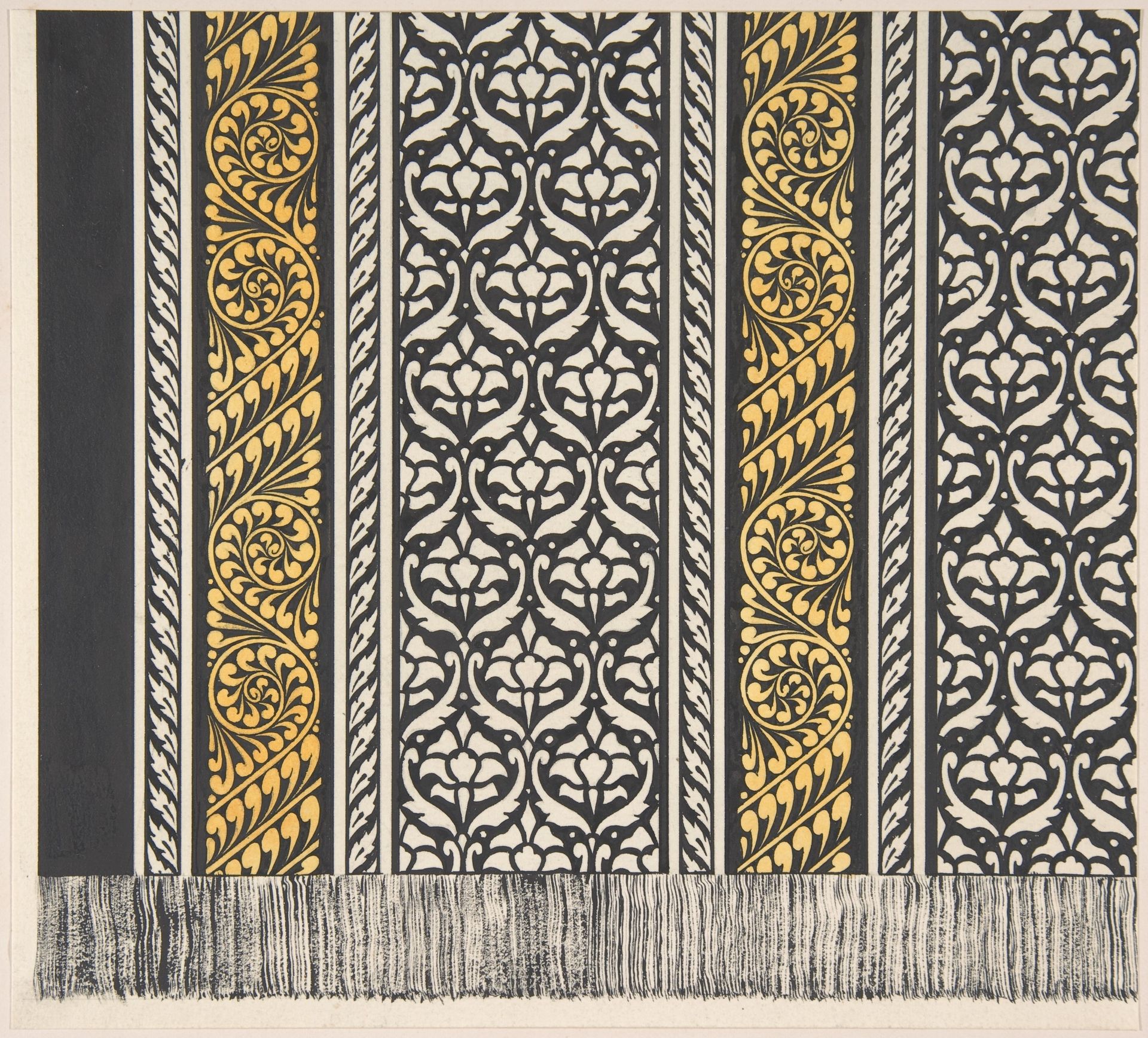 Design drawing by Christopher Dresser
