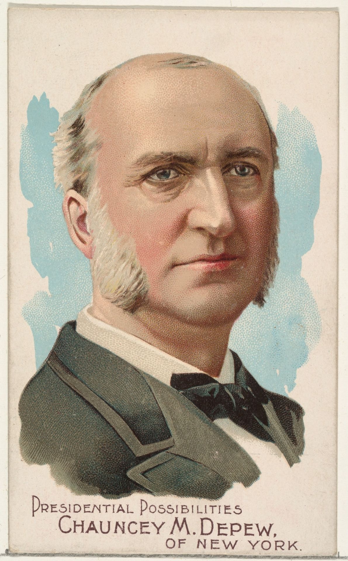 Chauncey M. Depew of New York, from the Presidential Possibilities series (N124) issued by Duke Sons & Co. to promote Honest Long Cut Tobacco by W. Duke, Sons & Co.
