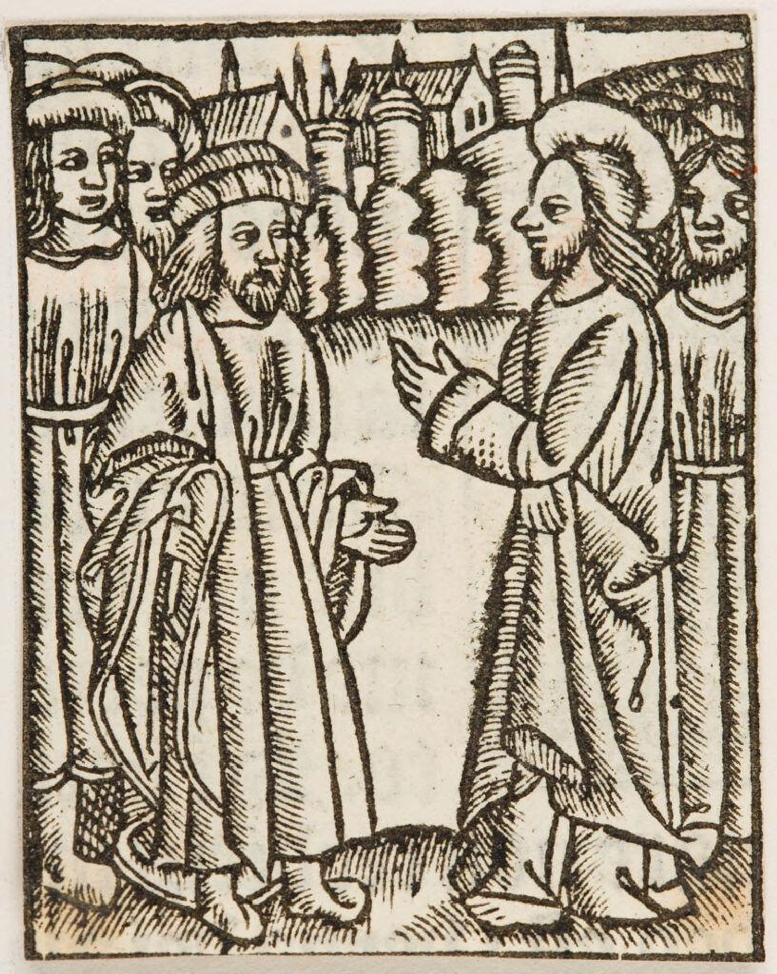 Christ Curing the Man with a Withered Hand by Anonymous