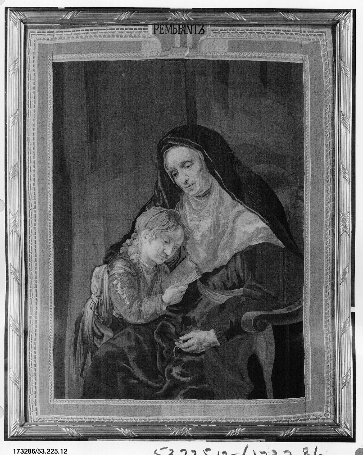 Hannah and the Infant Samuel by Imperial Russian Tapestry Manufactory, Saint Petersburg