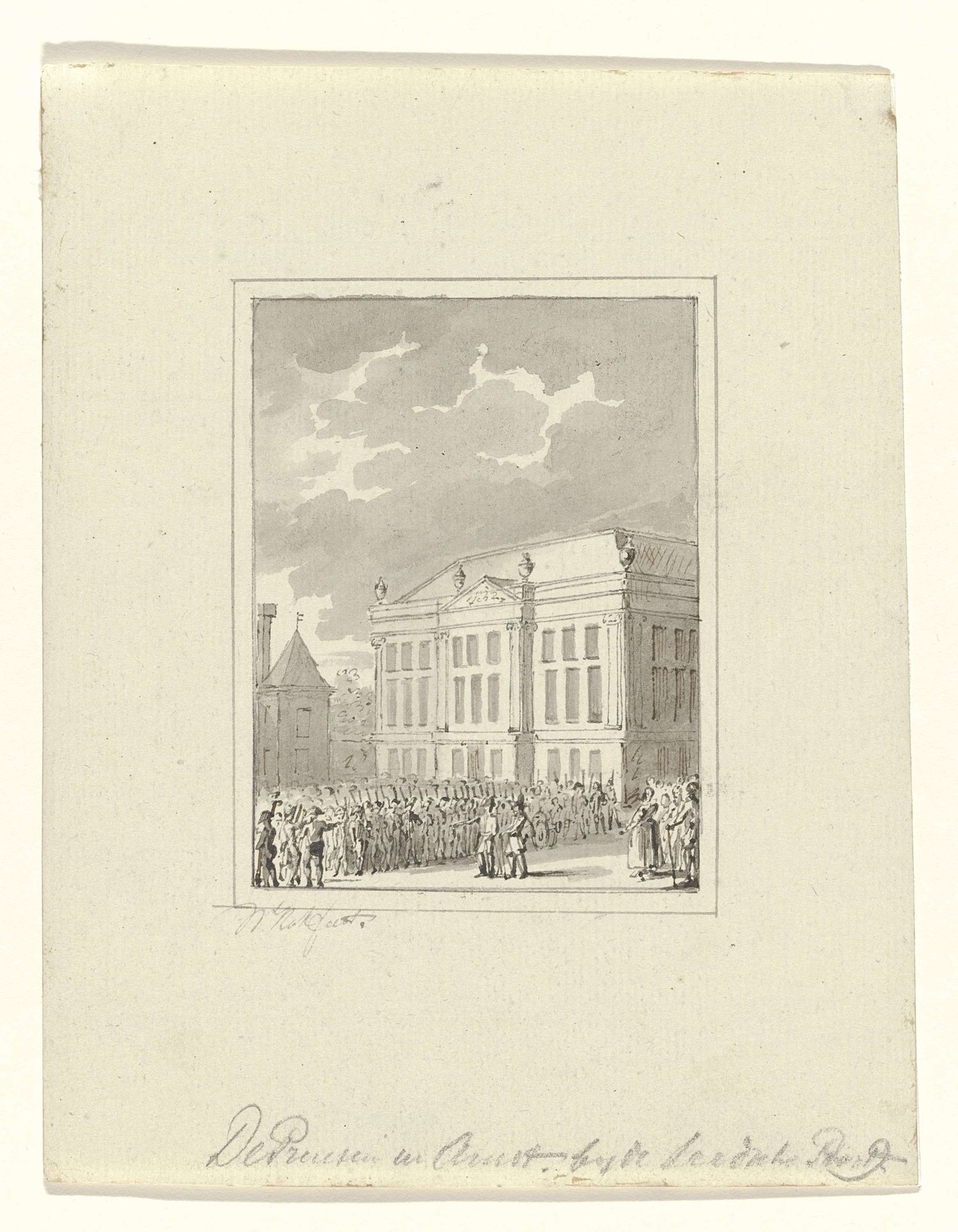 Pruisen te Amsterdam, 1787 by Willem Kok