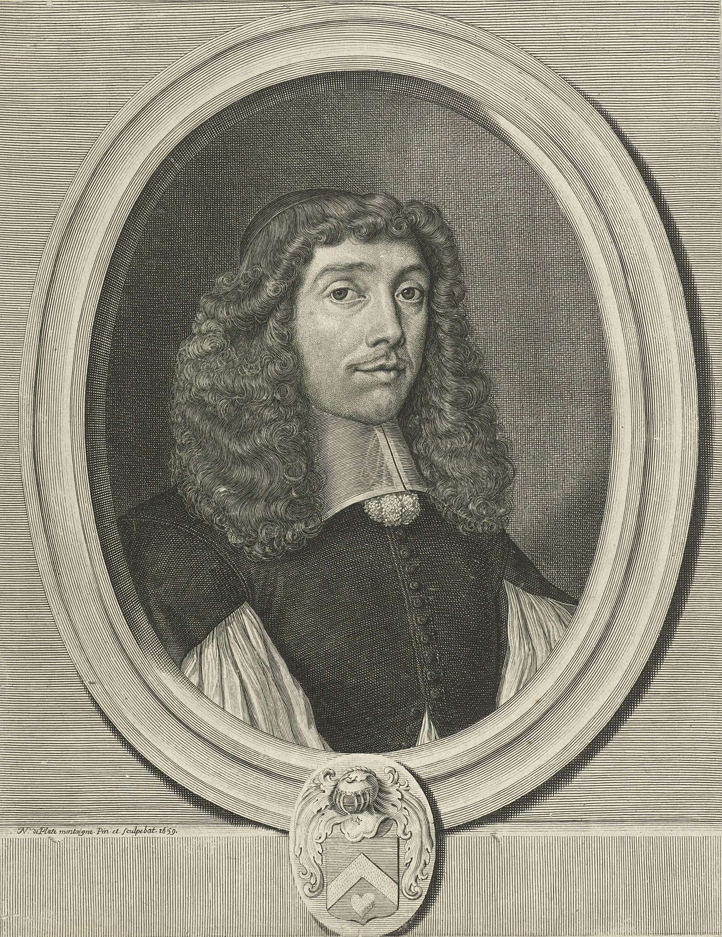 Portret van Pierre Monnerot by Nicolas de Plattemontagne