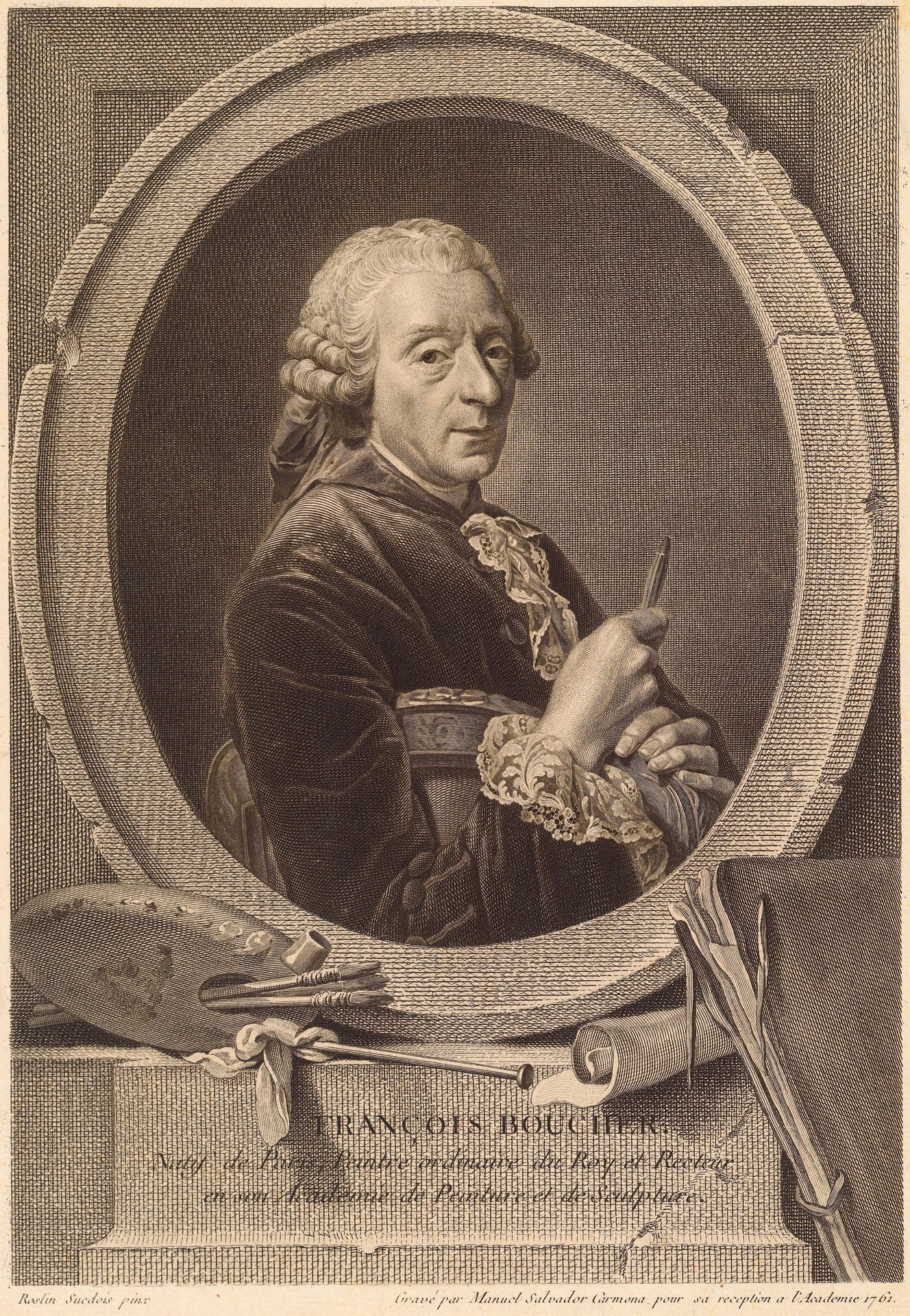 François Boucher by Manuel Salvador Carmona