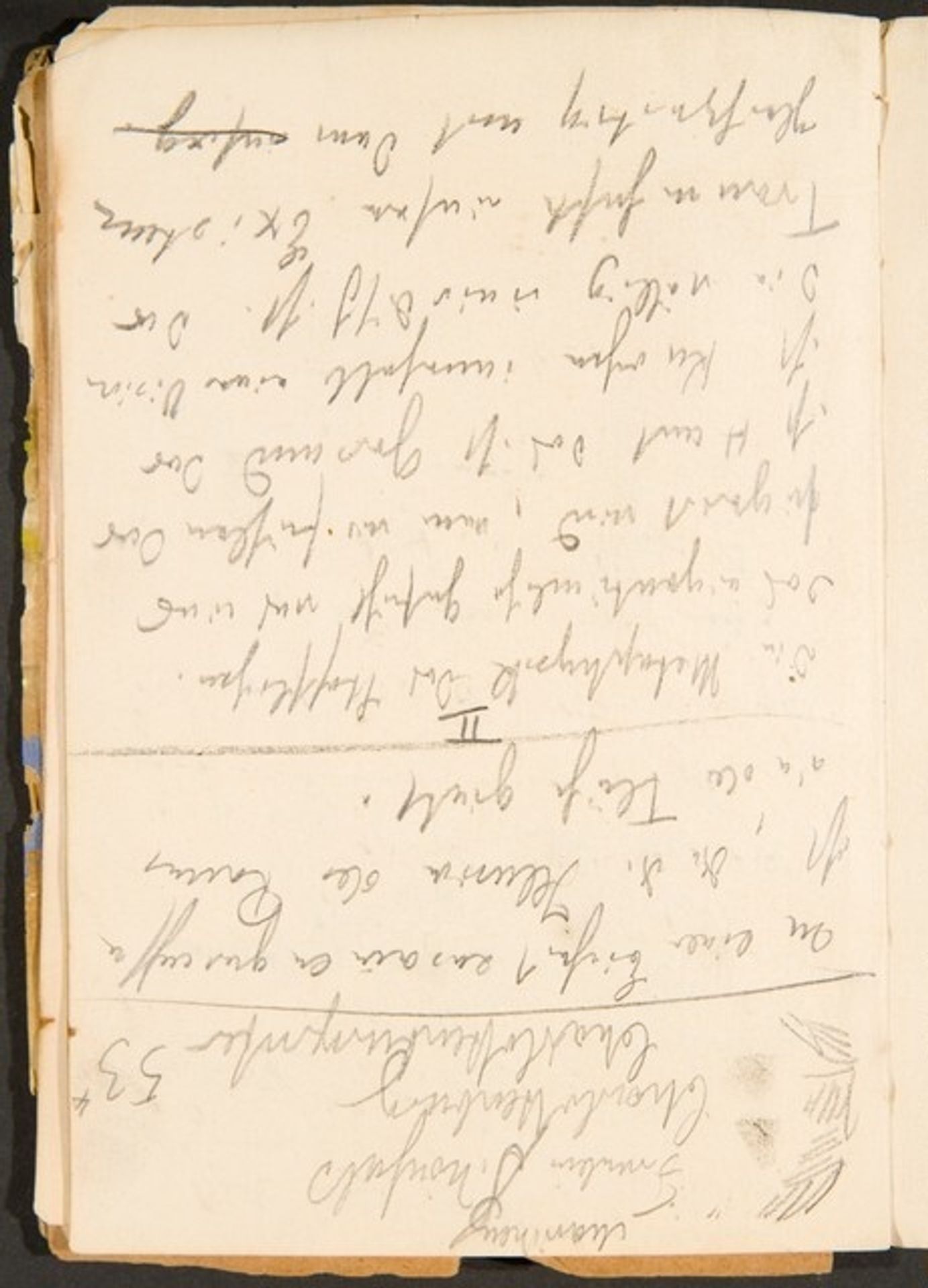 Notizen (Notation) [p. 12] by Max Beckmann