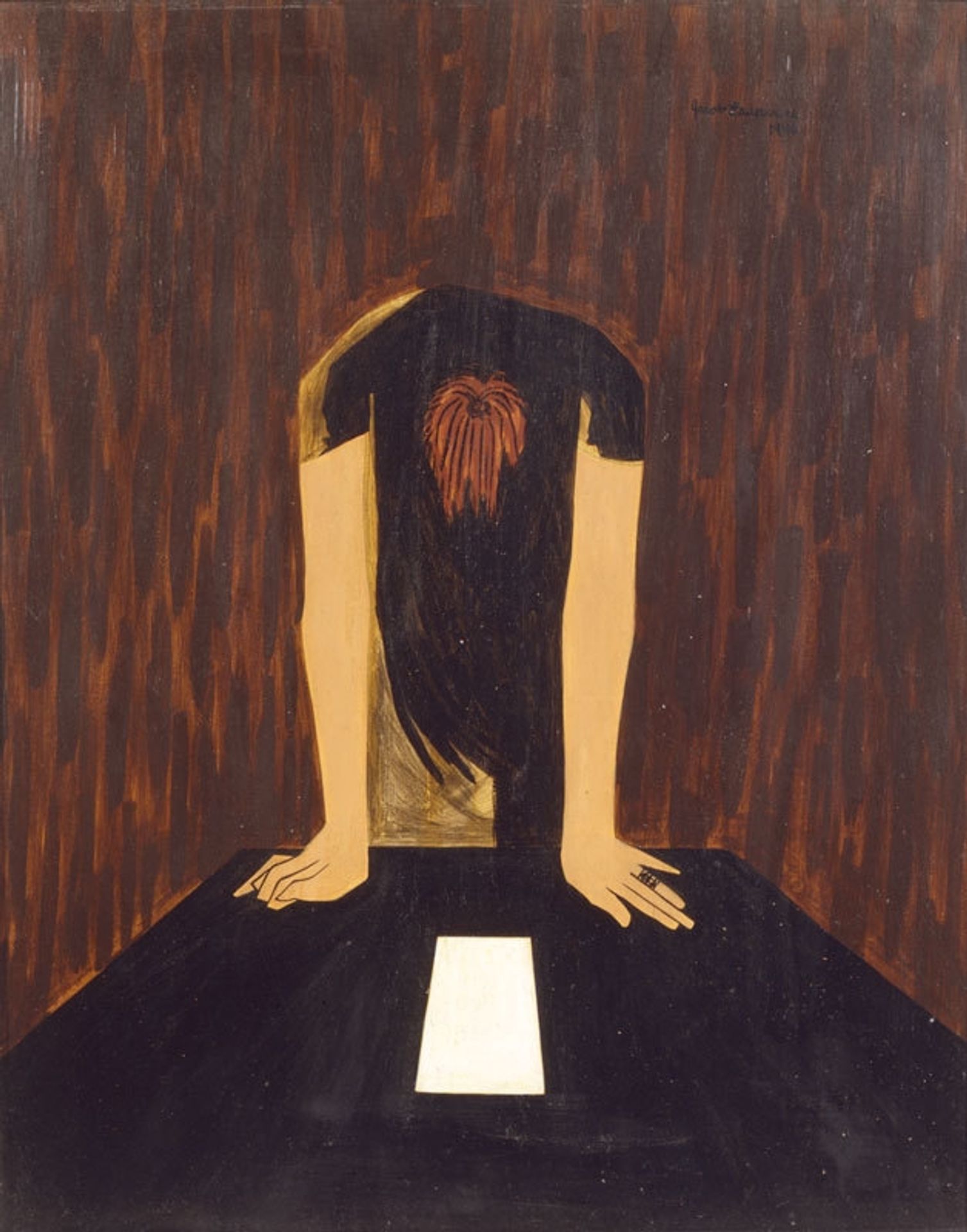 War Series: The Letter by Jacob Lawrence