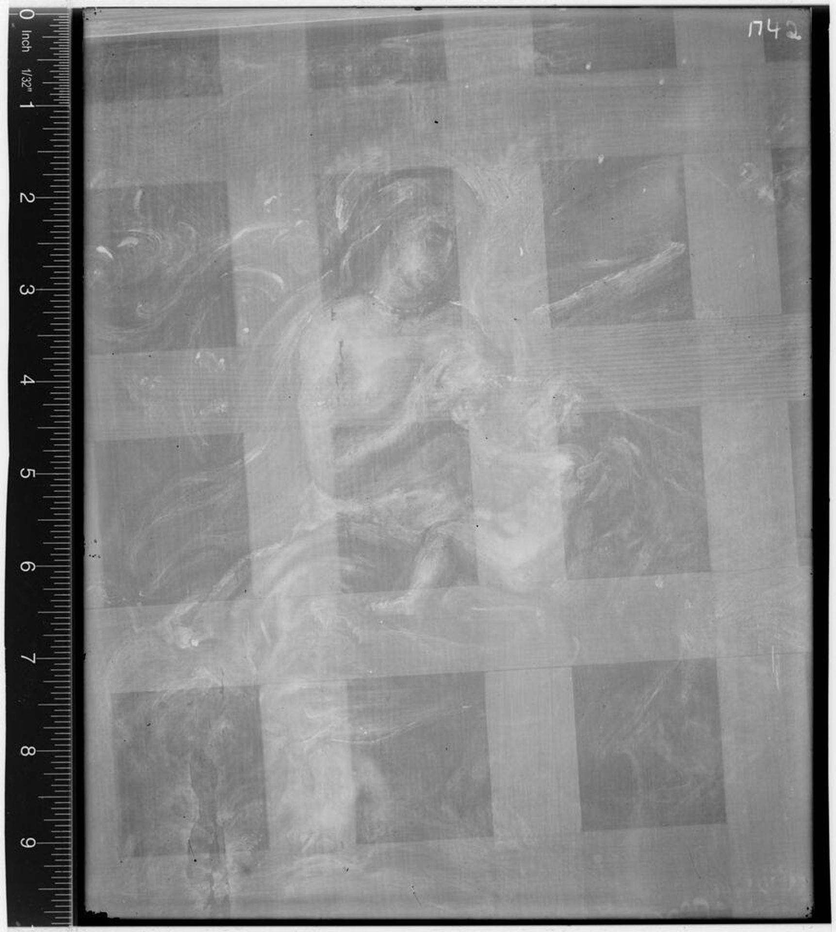 X-radiograph(s) of "Sketch for Picture of the Milky Way" by Artist of original: Peter Paul Rubens