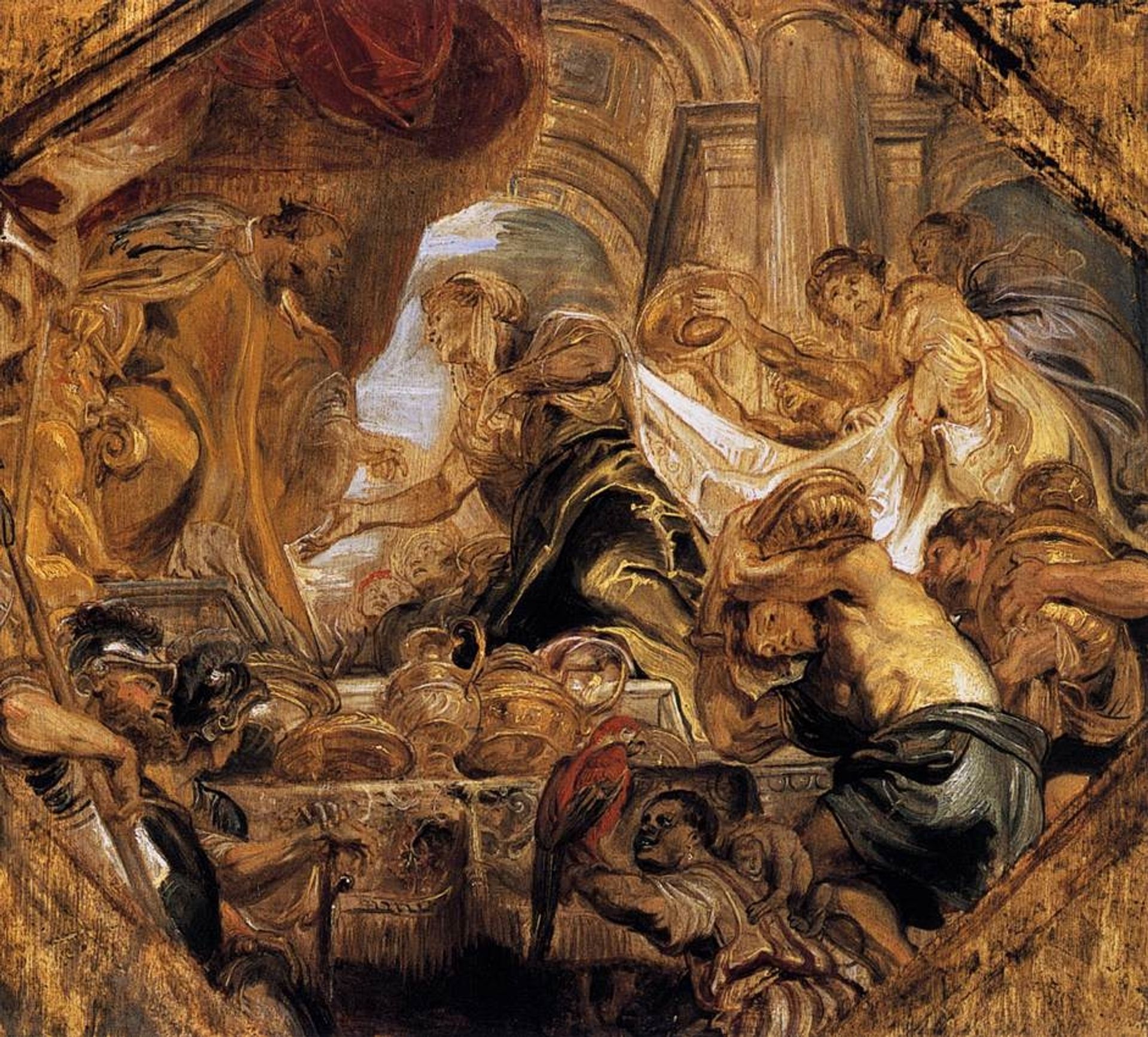 King Solomon and the Queen of Sheba by Peter Paul Rubens