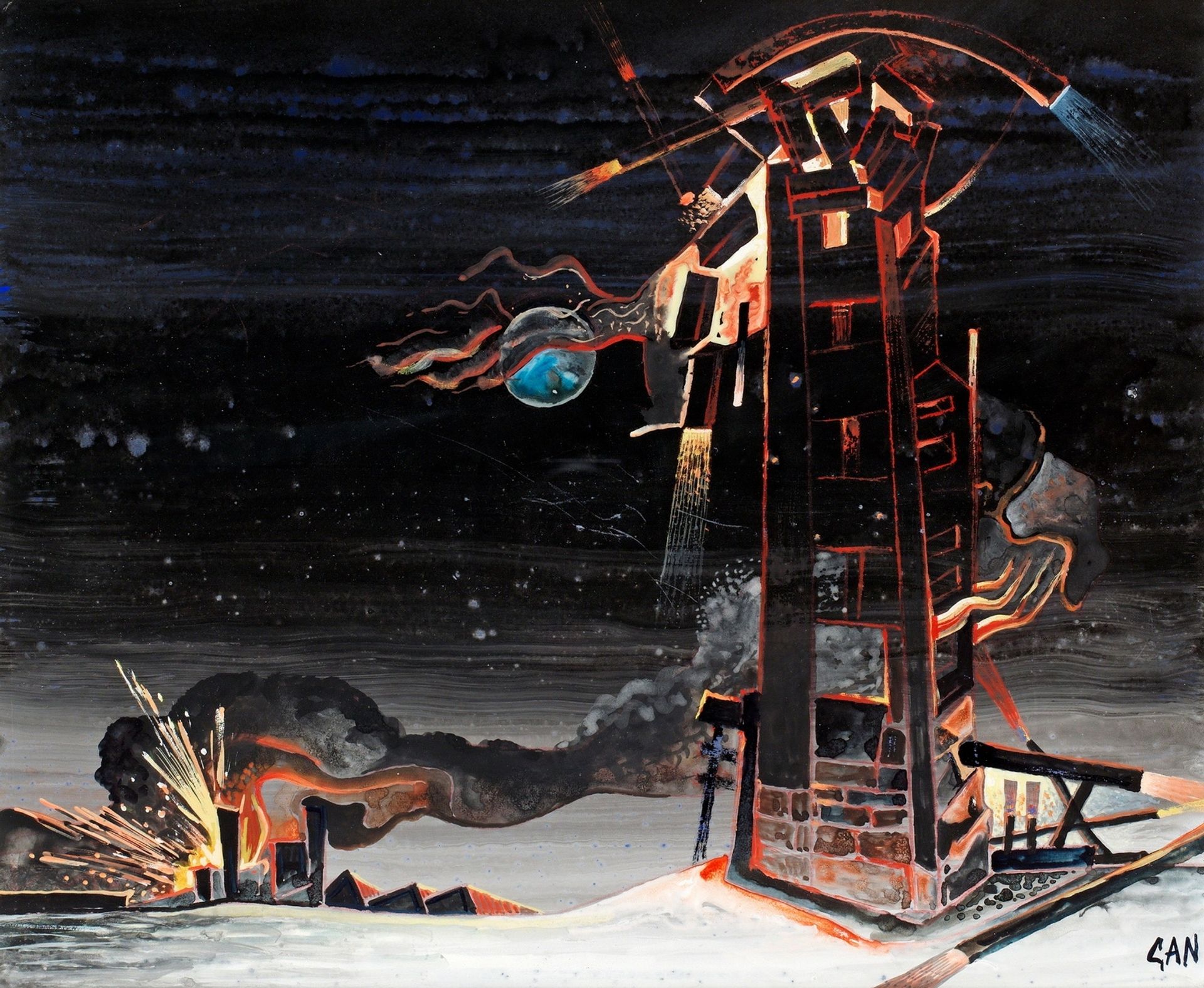 Explosioner by Gosta Adrian-Nilsson