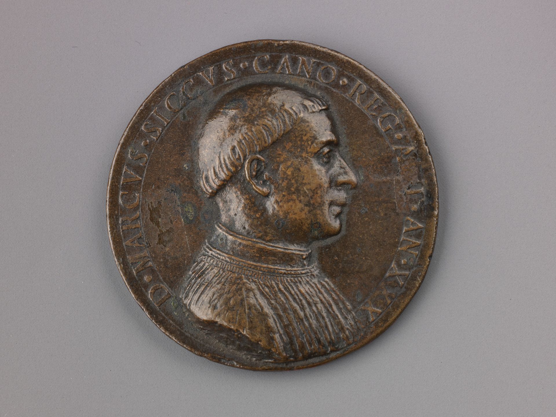 Medal:  Bust of Marco Sicco by Antonio Abondio