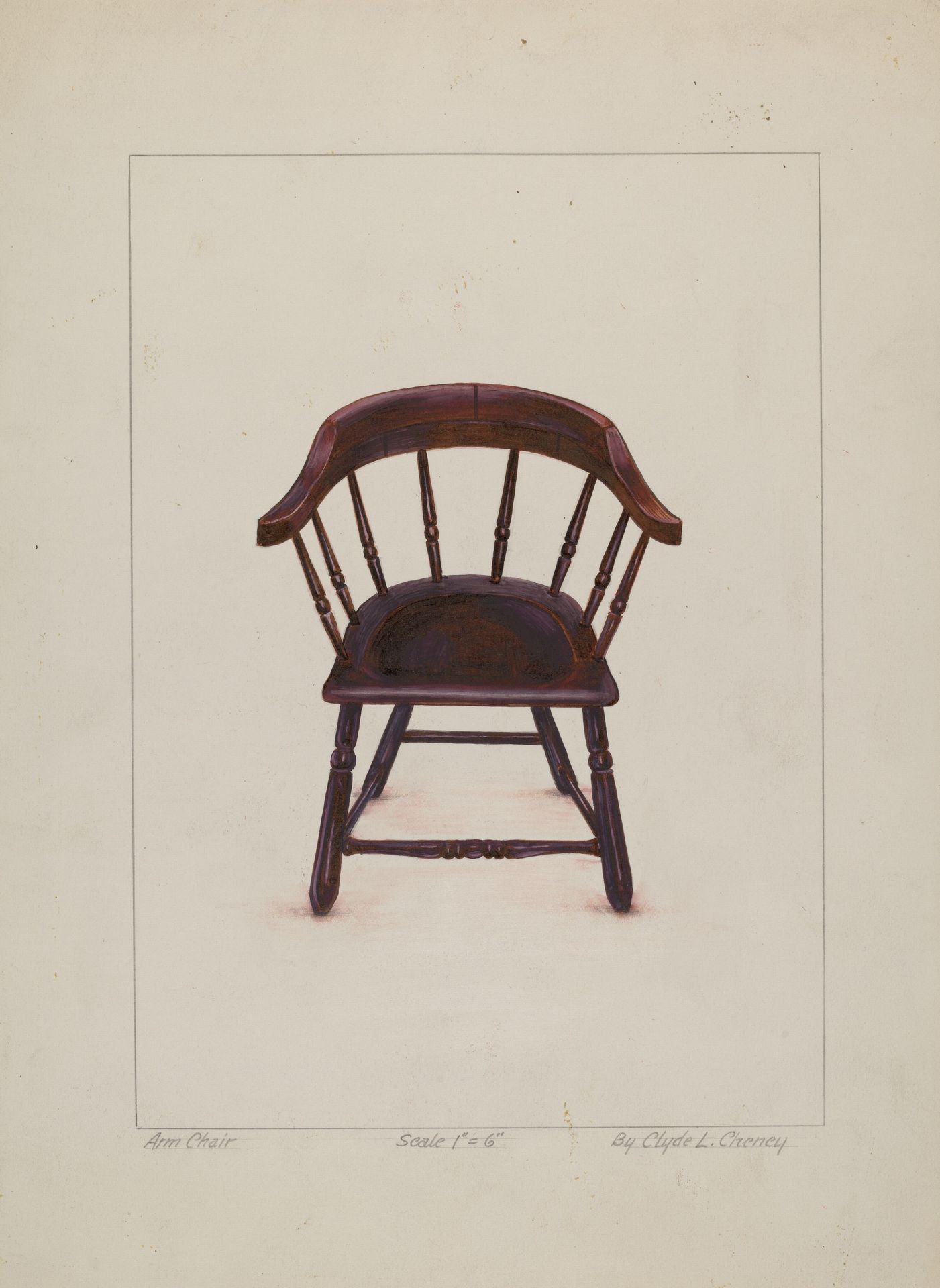 Armchair by Clyde L. Cheney