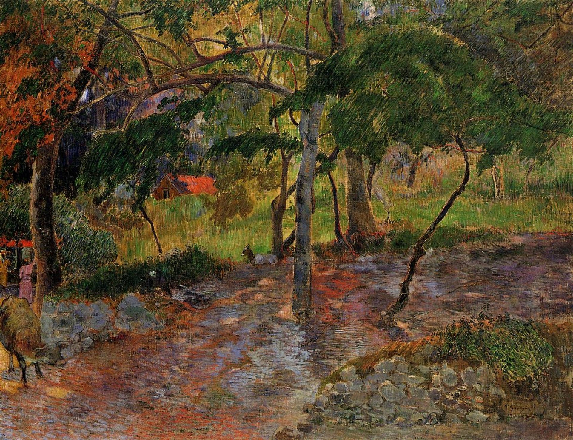 Tropical Landscape, Martinique by Paul Gauguin