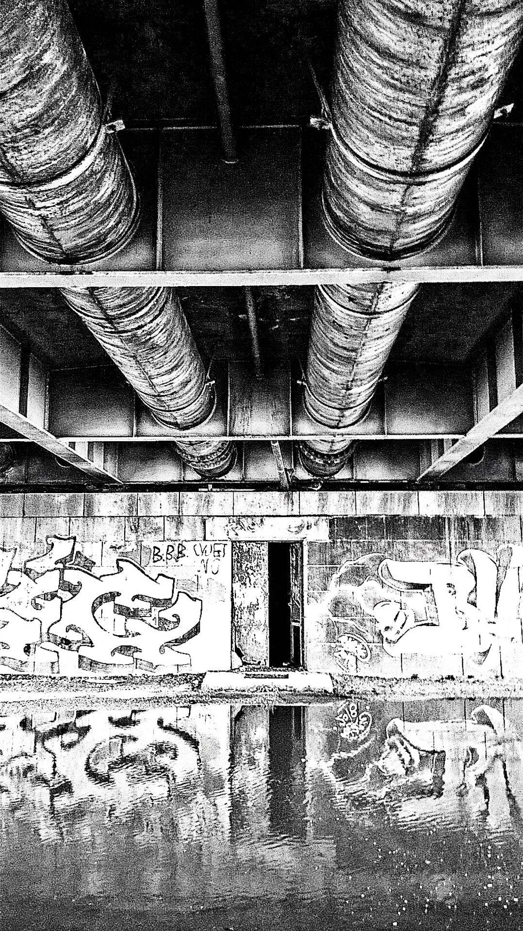 Below The Bridge of Freedom by Alfred Freddy Krupa