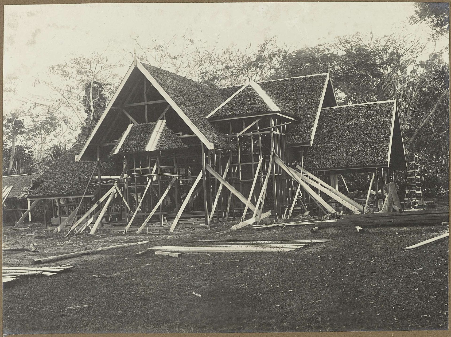 Villa in aanbouw by Anonymous