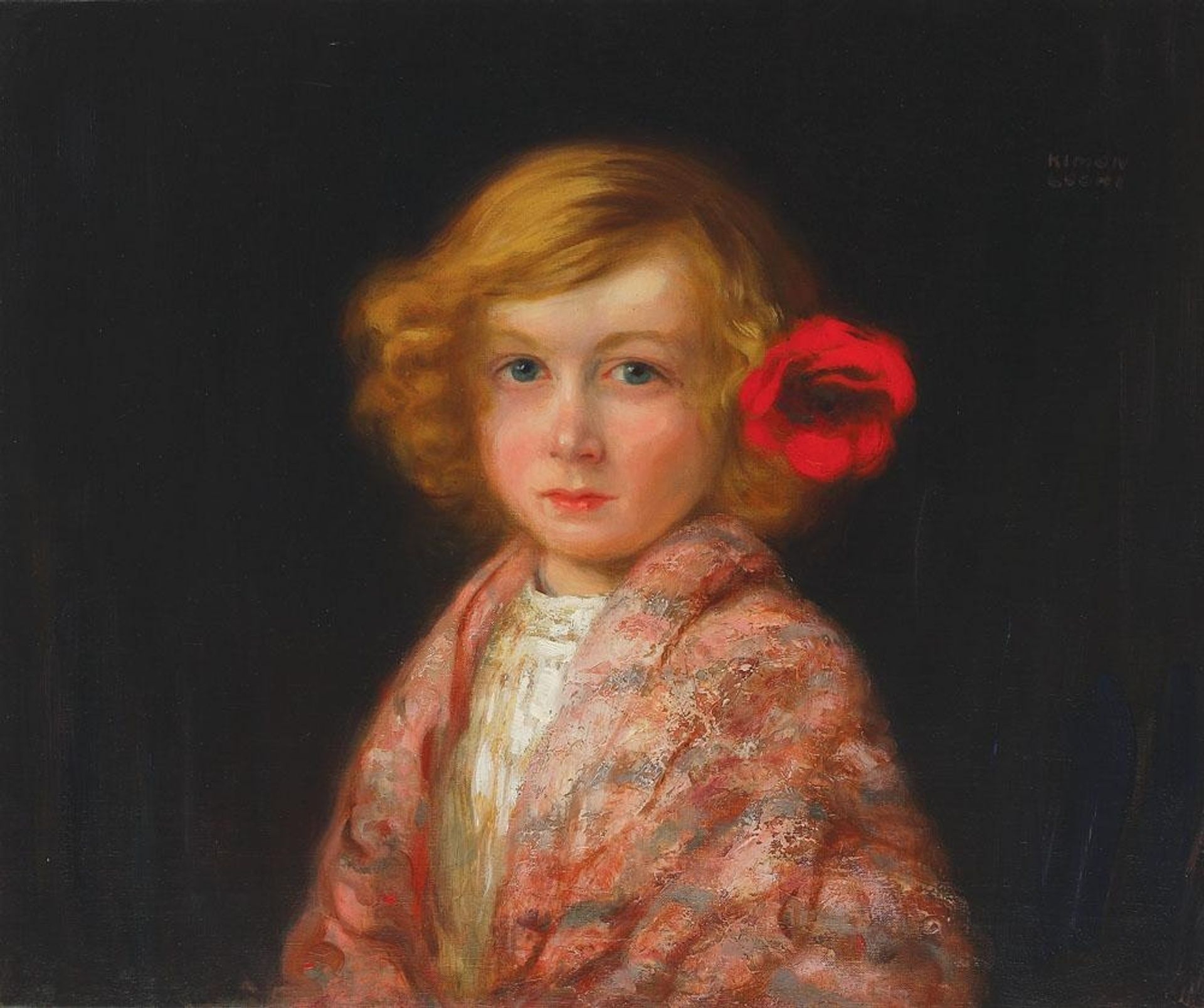 The Flower in the Hair by Kimon Loghi