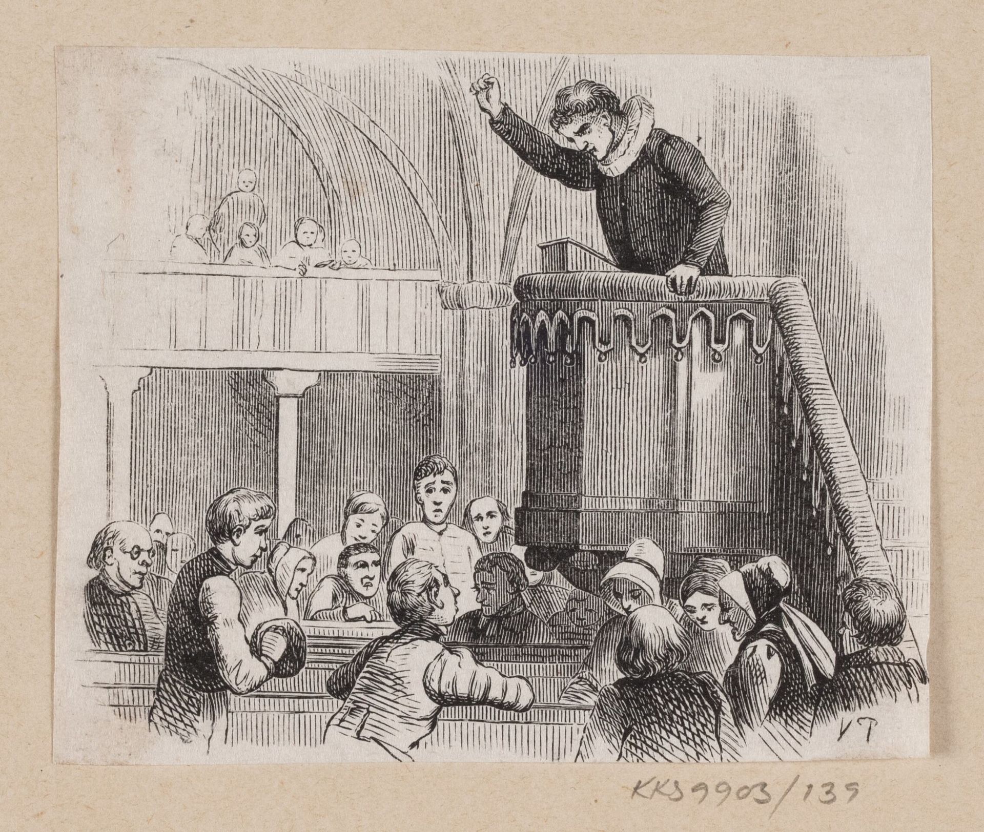 Illustration til "En Historie" i H.C. Andersen, "Eventyr og Historier", Bind 2 by H.P. Hansen