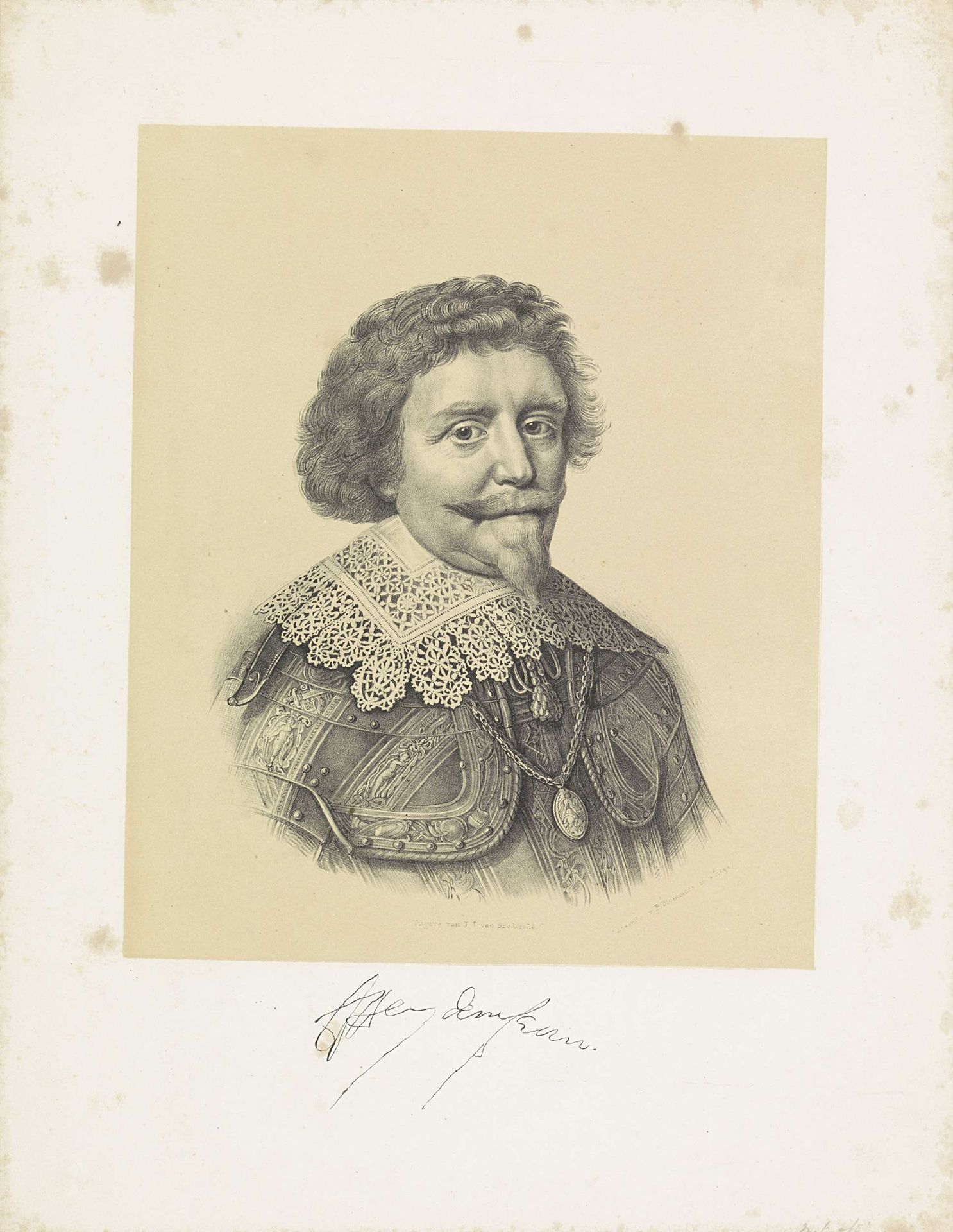 Portret van Frederik Hendrik, prins van Oranje by Anonymous