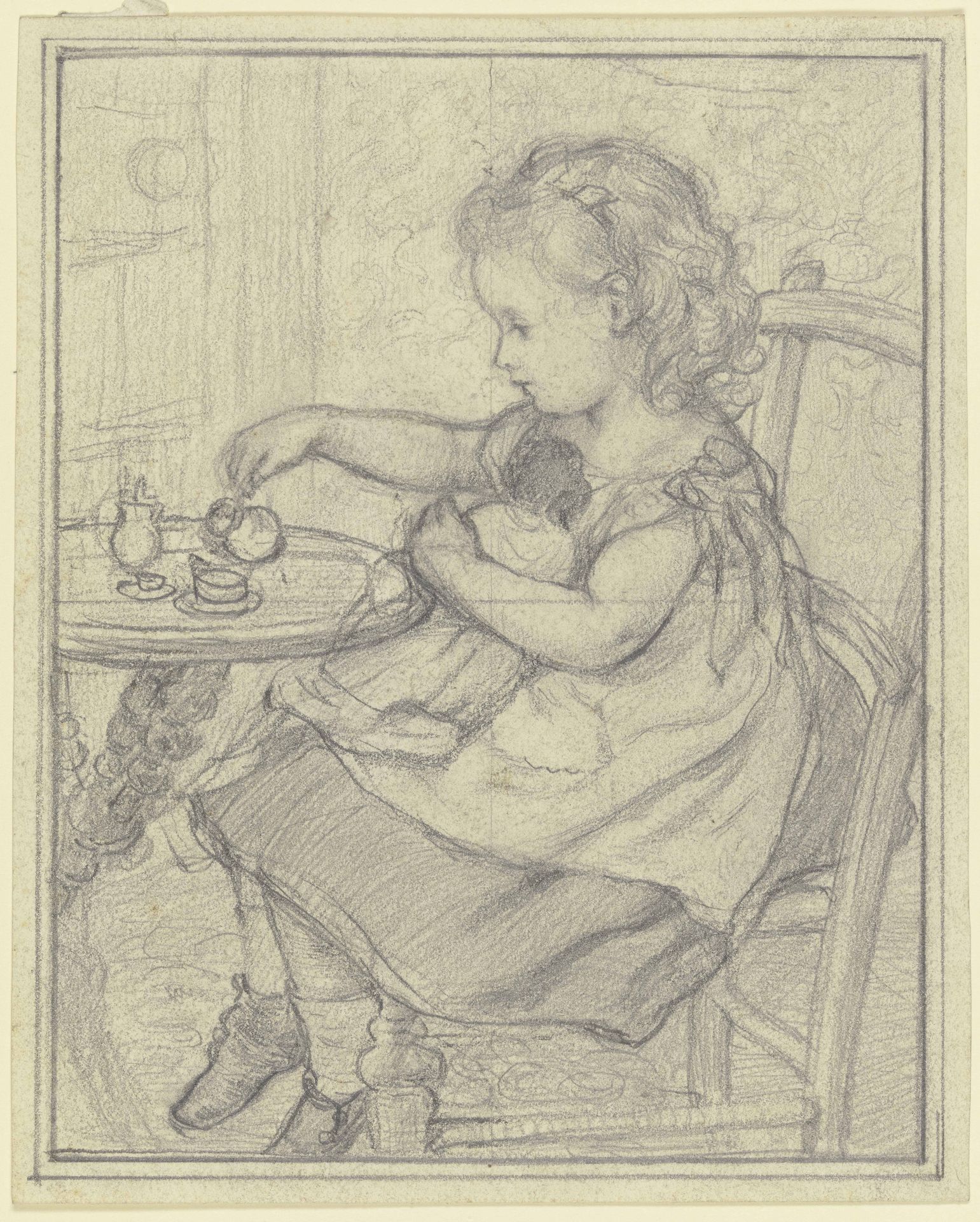 _Tea with Dolly_ _ Tee mit Püppi by Otto Scholderer