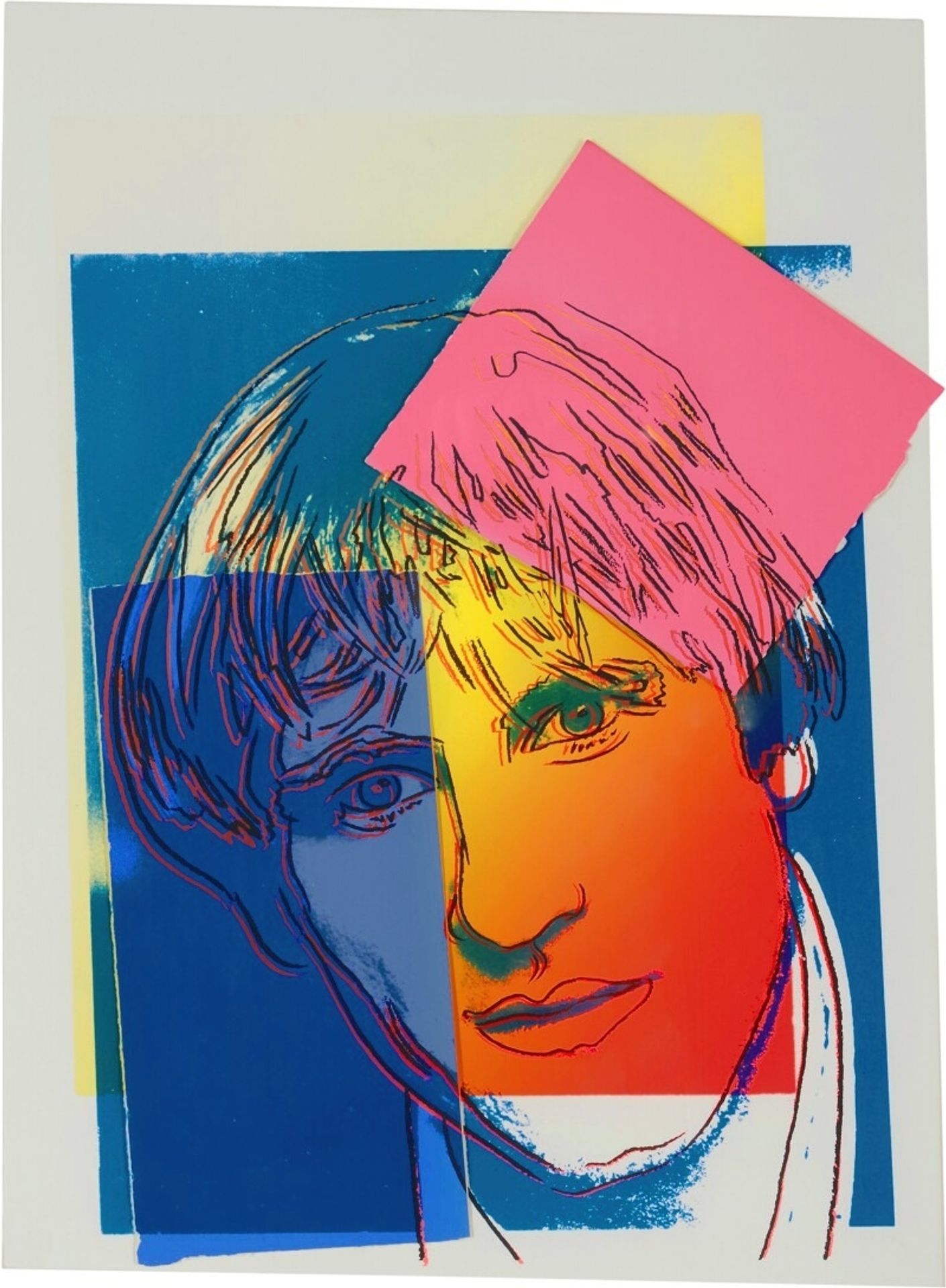 Gerard Depardieu by Andy Warhol