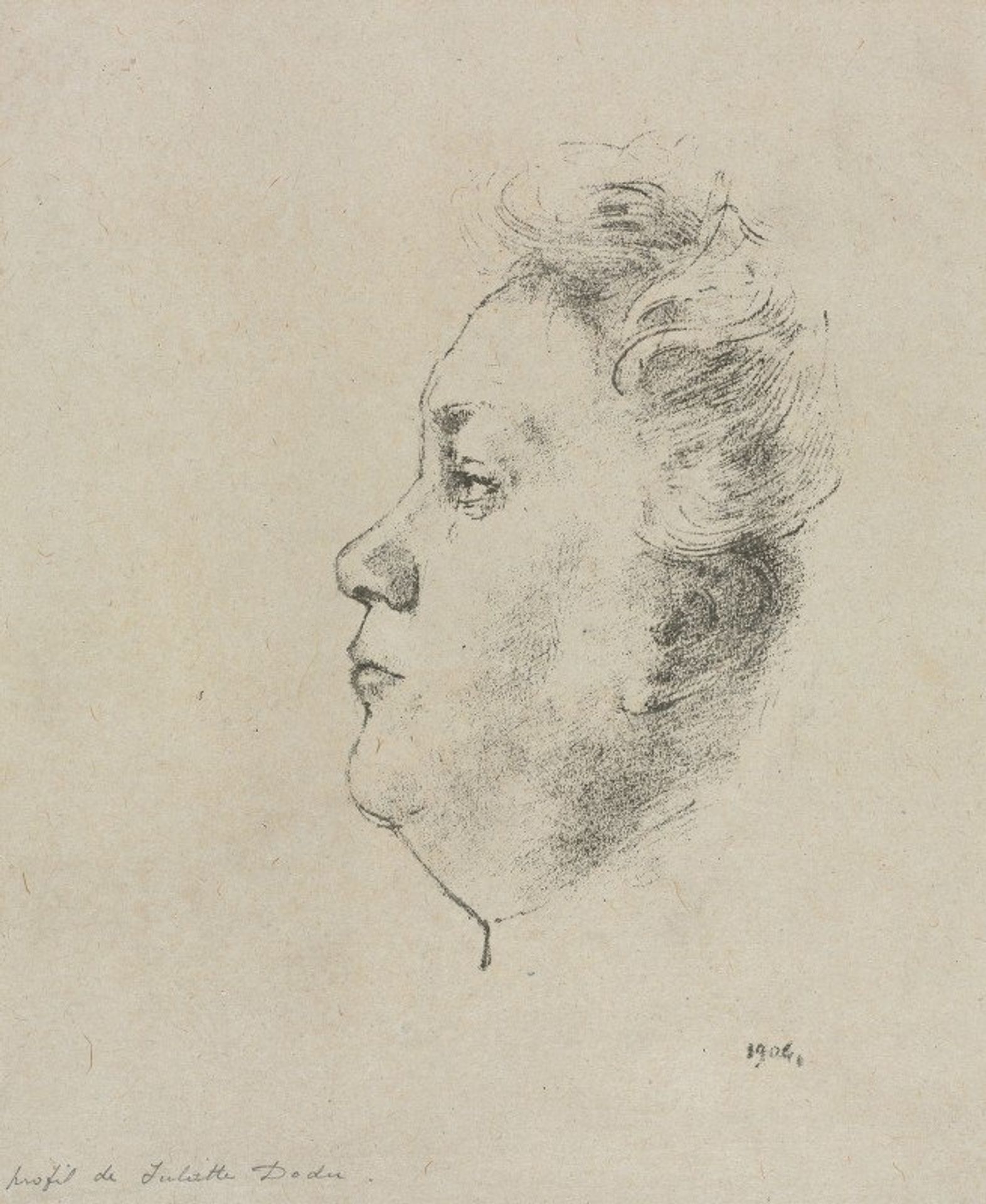 Mlle. Juliette Dodu by Odilon Redon