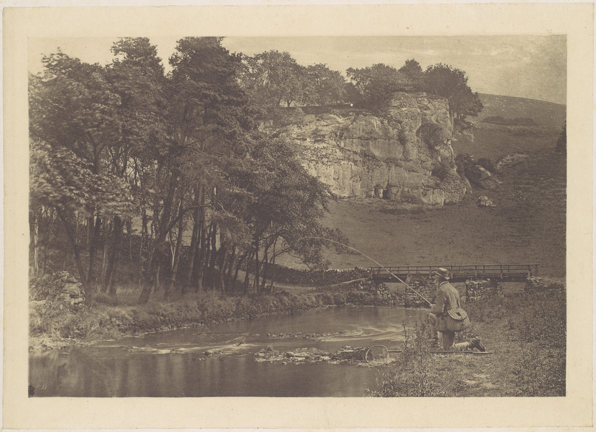 [Plate from Izaak Walton's The Compleat Angler] by George Bankart