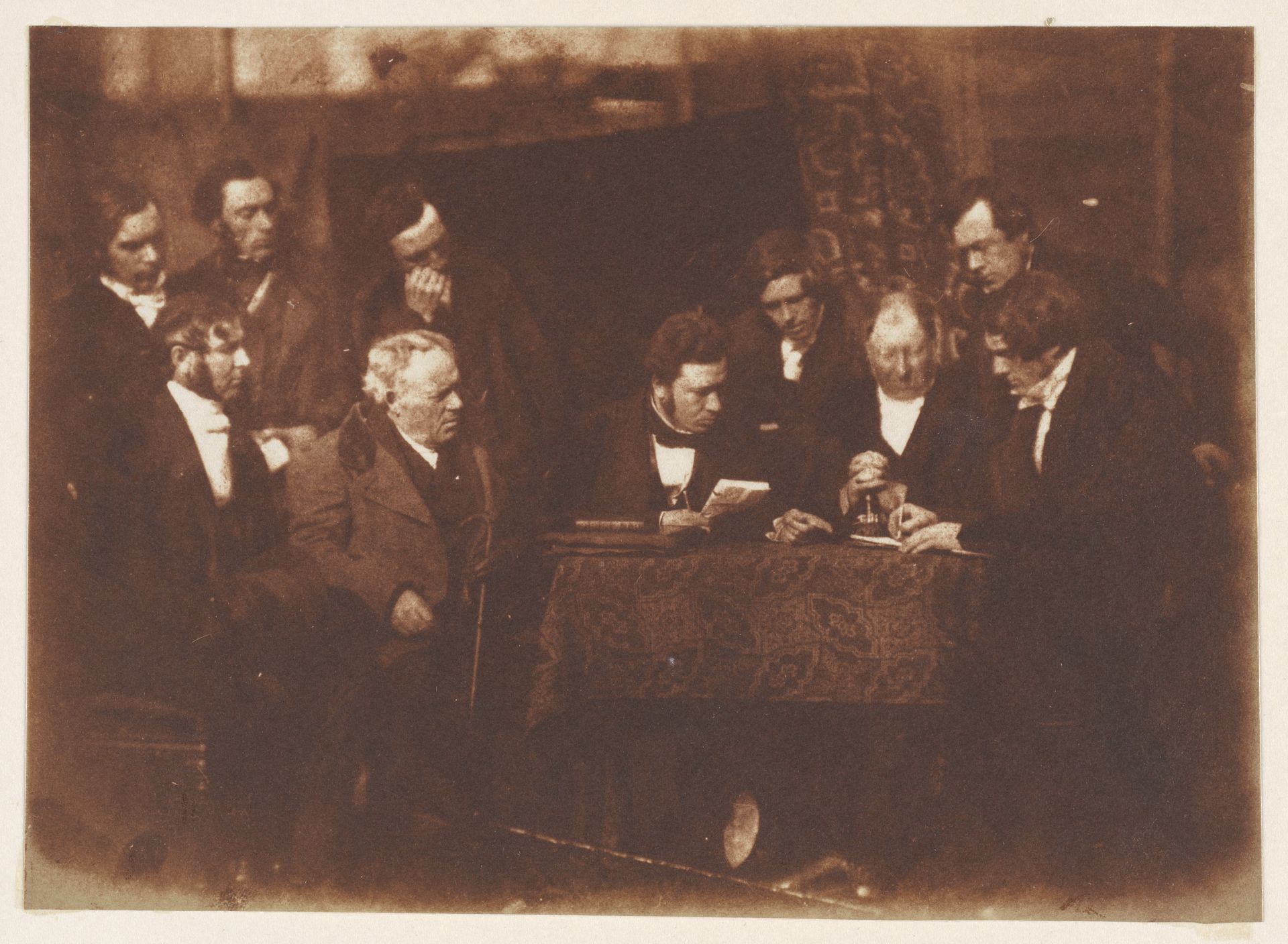 Study for the Disruption Picture: Signing of the Deed of Demission by Hill and Adamson
