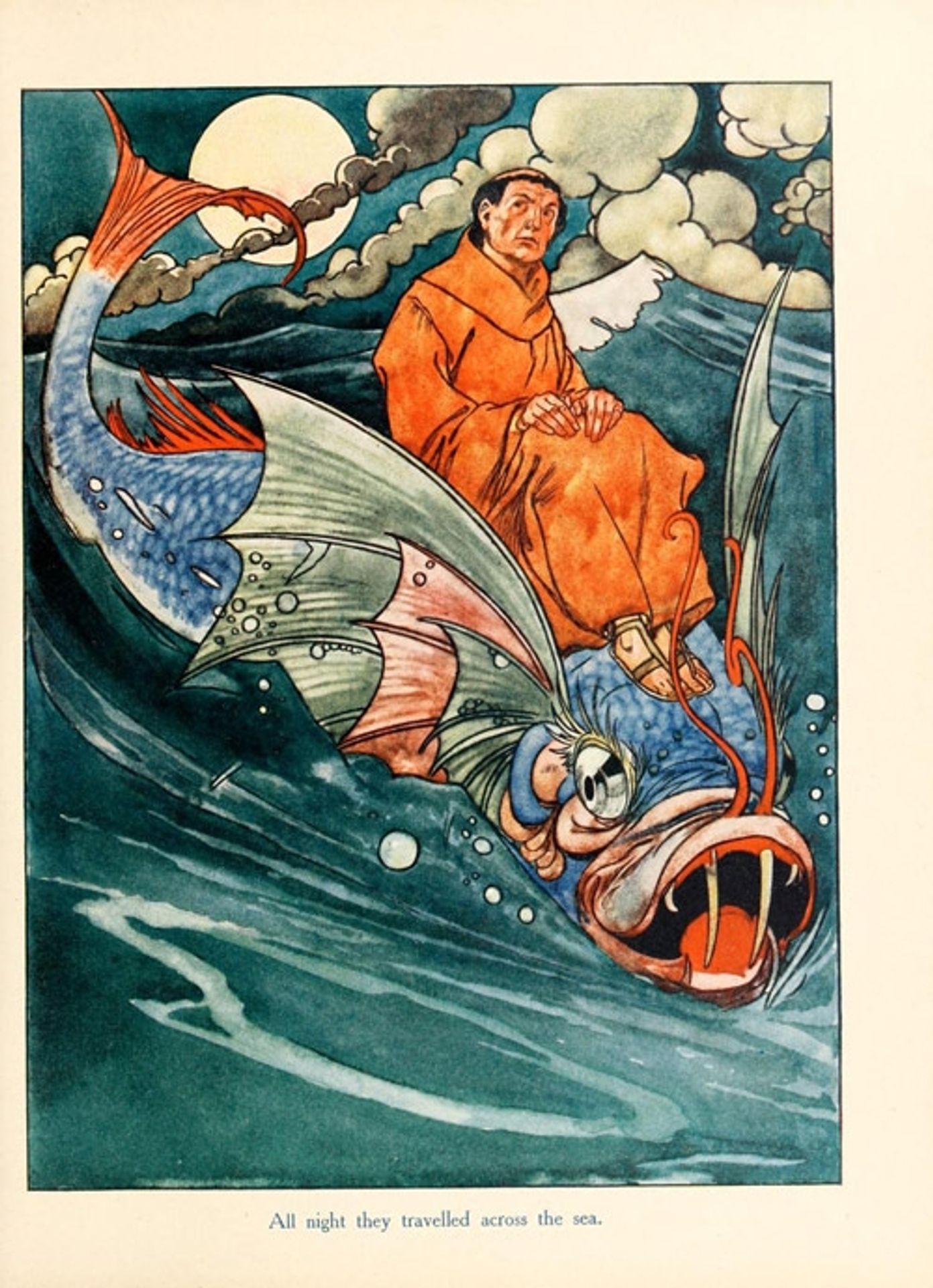 All night they travelled across the sea by Charles Robinson