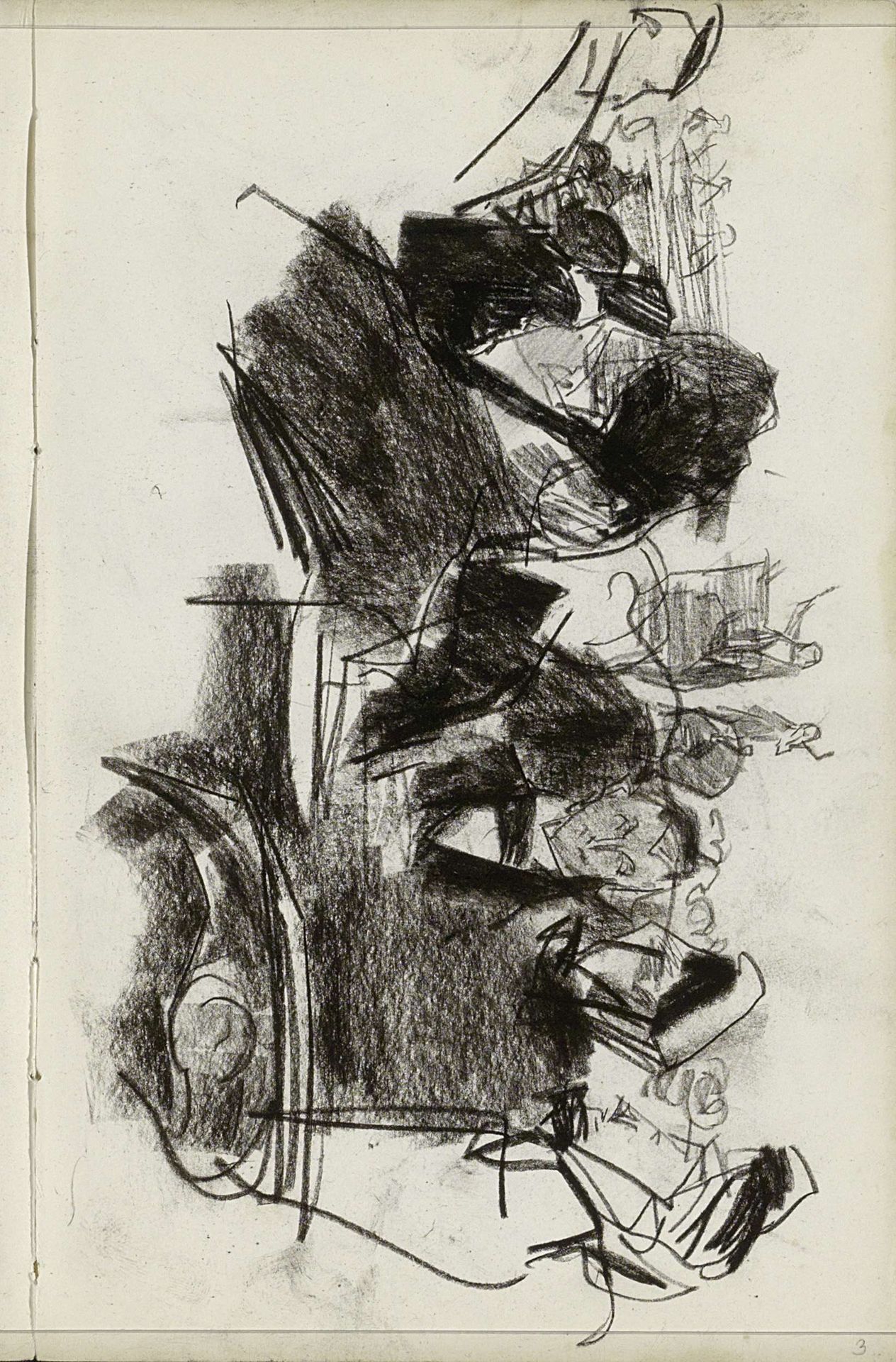 Mannen en vrouwen aan tafels, mogelijk bij een concert by Isaac Israels